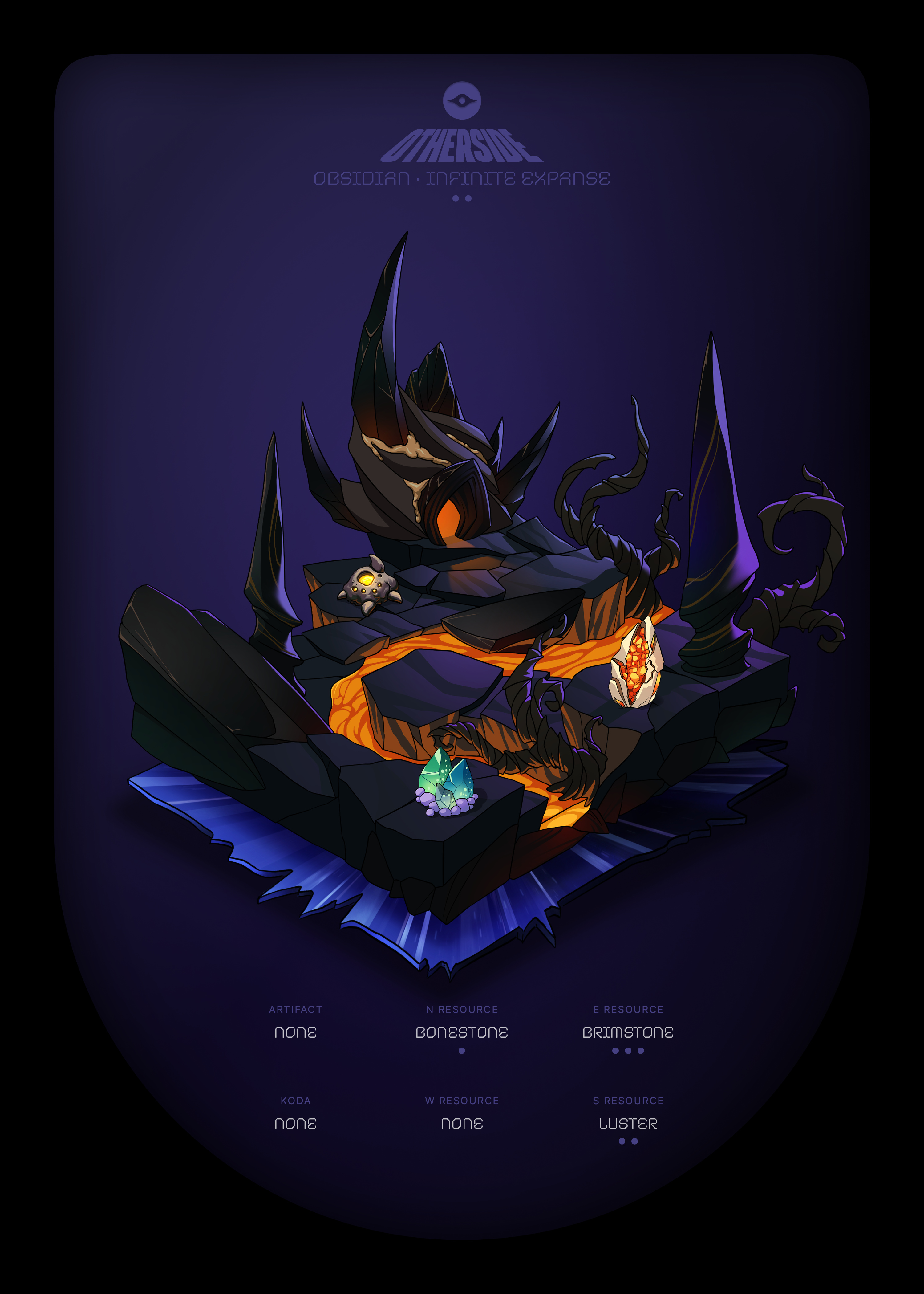 Otherdeed #51742 — Obsidian
