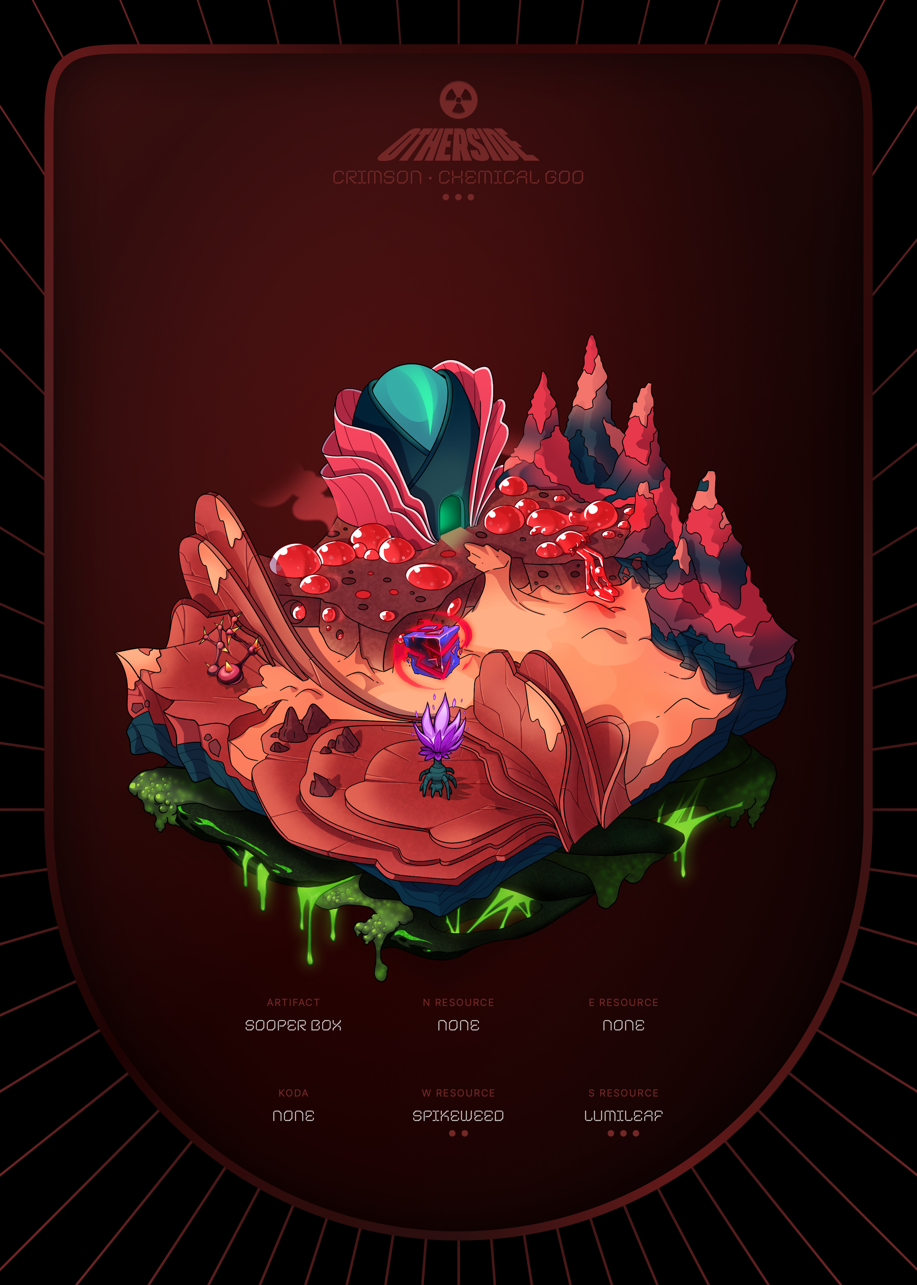 Otherdeed #15808 — Crimson