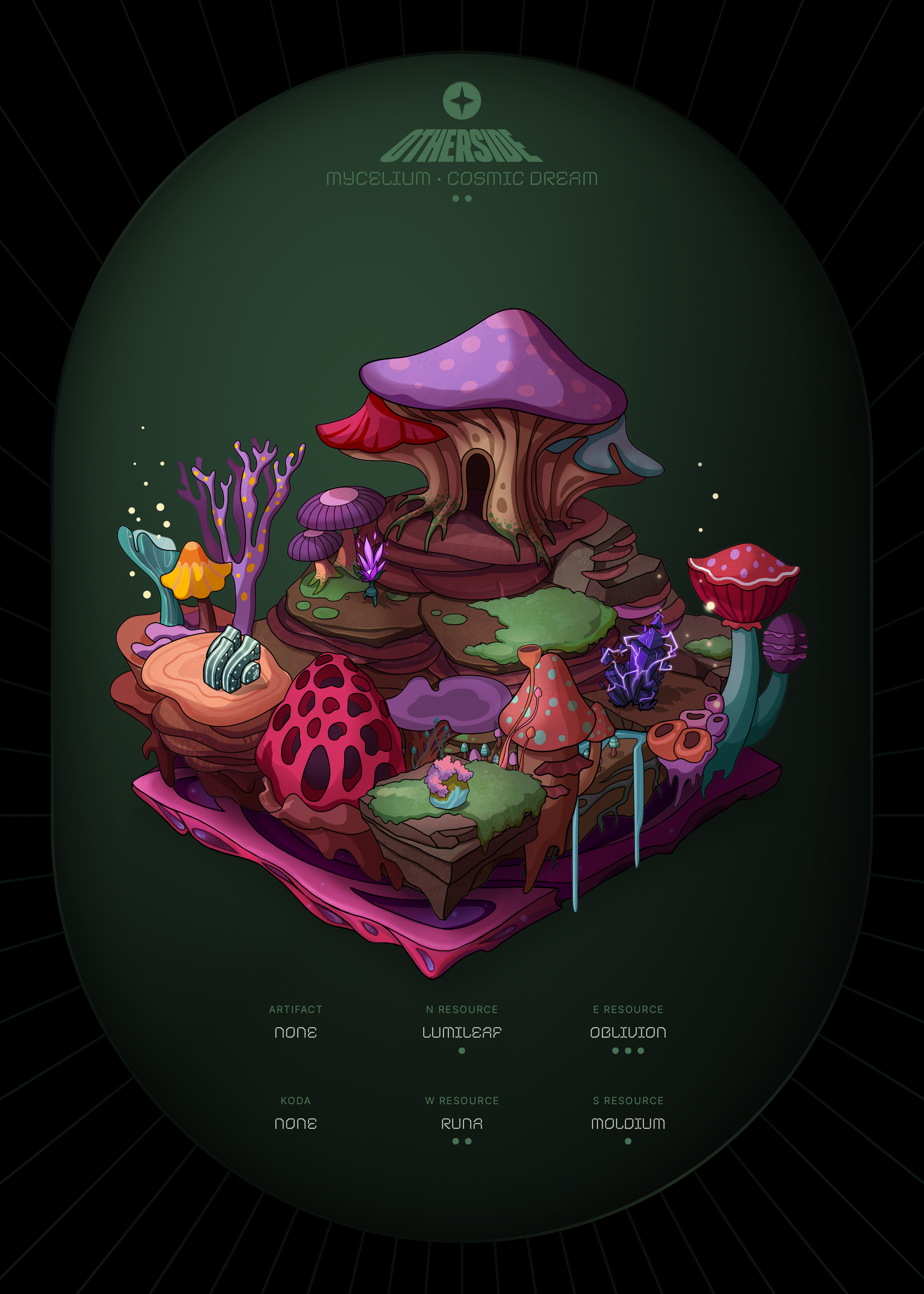 Otherdeed #36376 — Mycelium