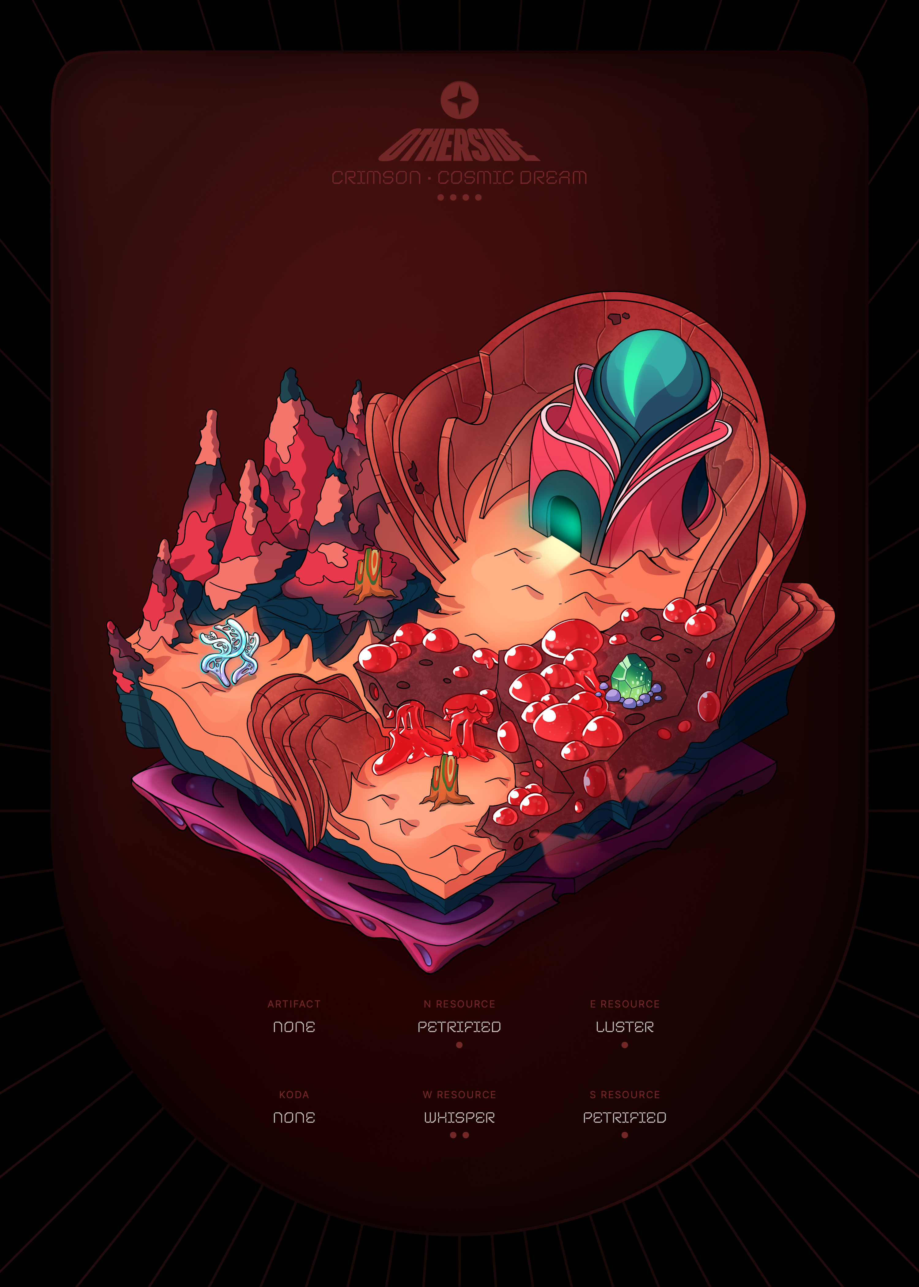 Otherdeed #37506 — Crimson