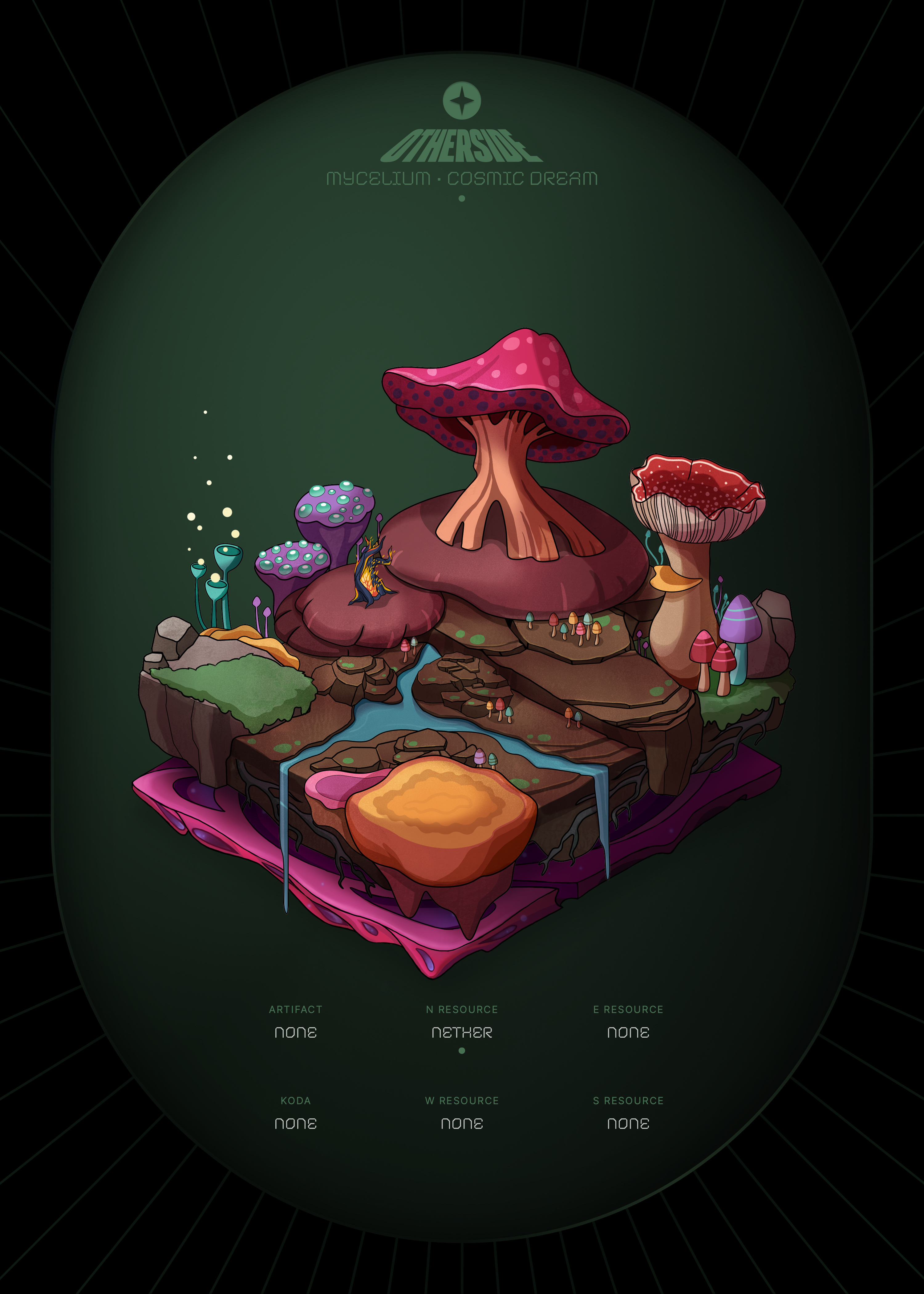 Otherdeed #98122 — Mycelium