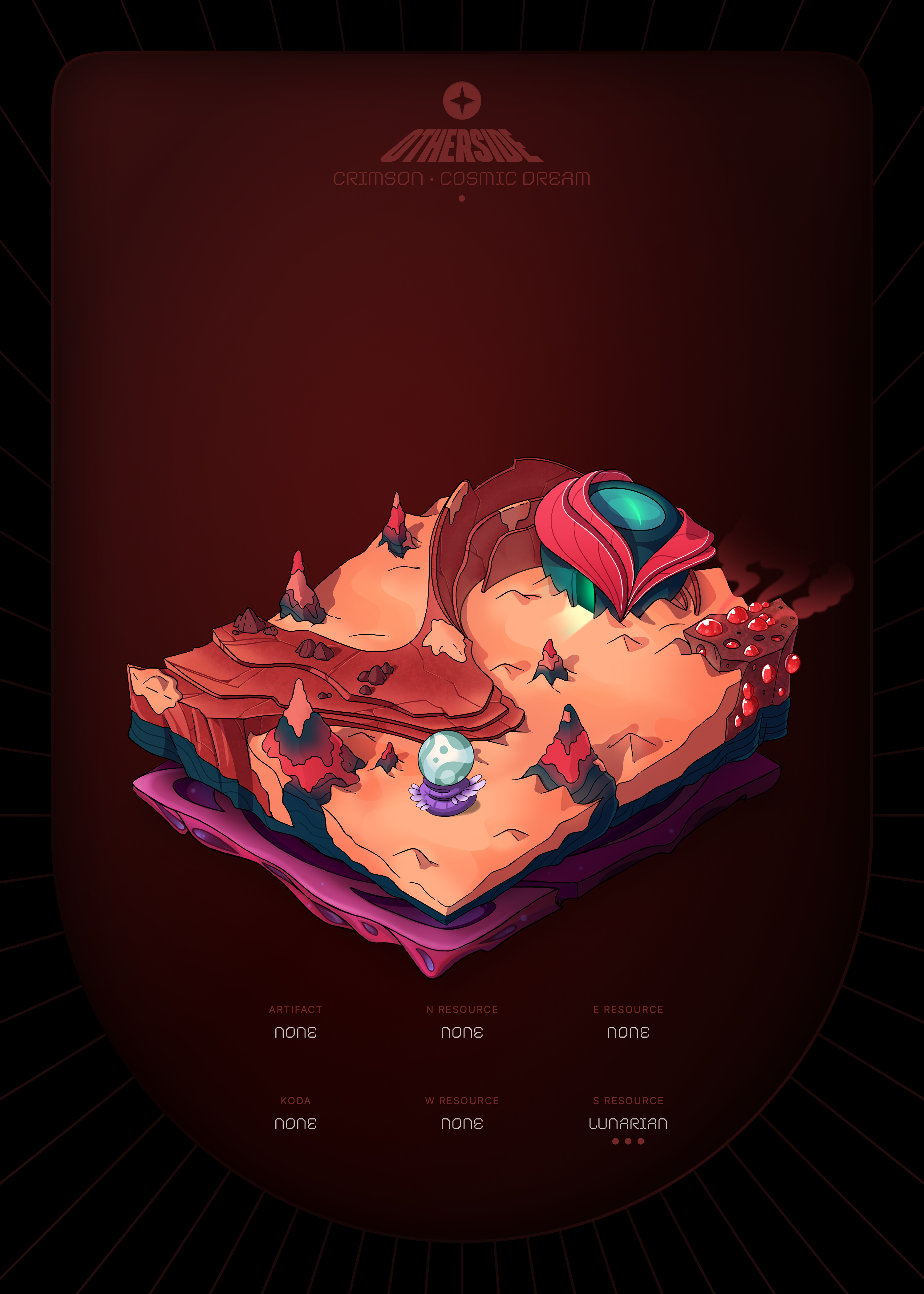 Otherdeed #32264 — Crimson
