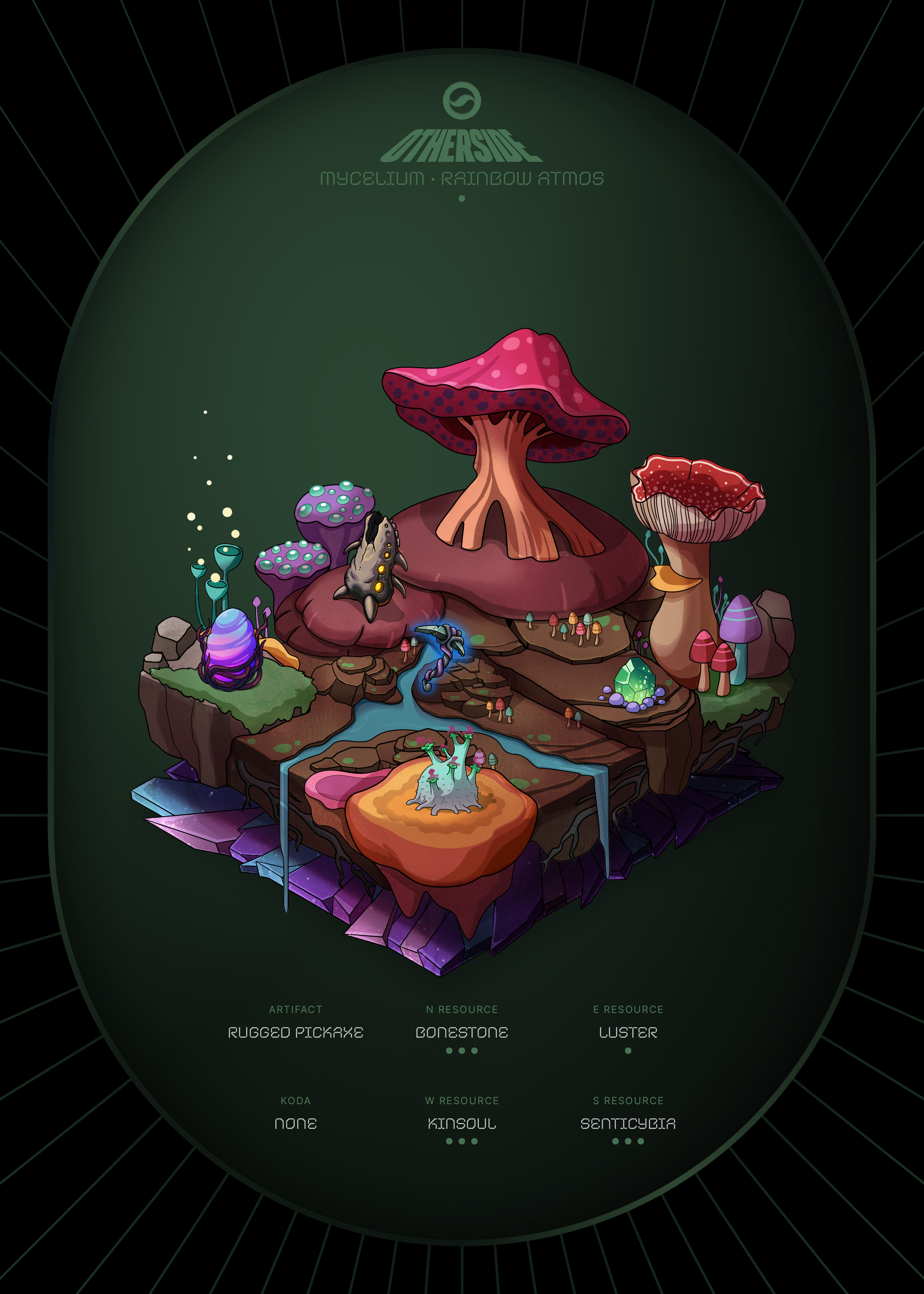 Otherdeed #76221 — Mycelium
