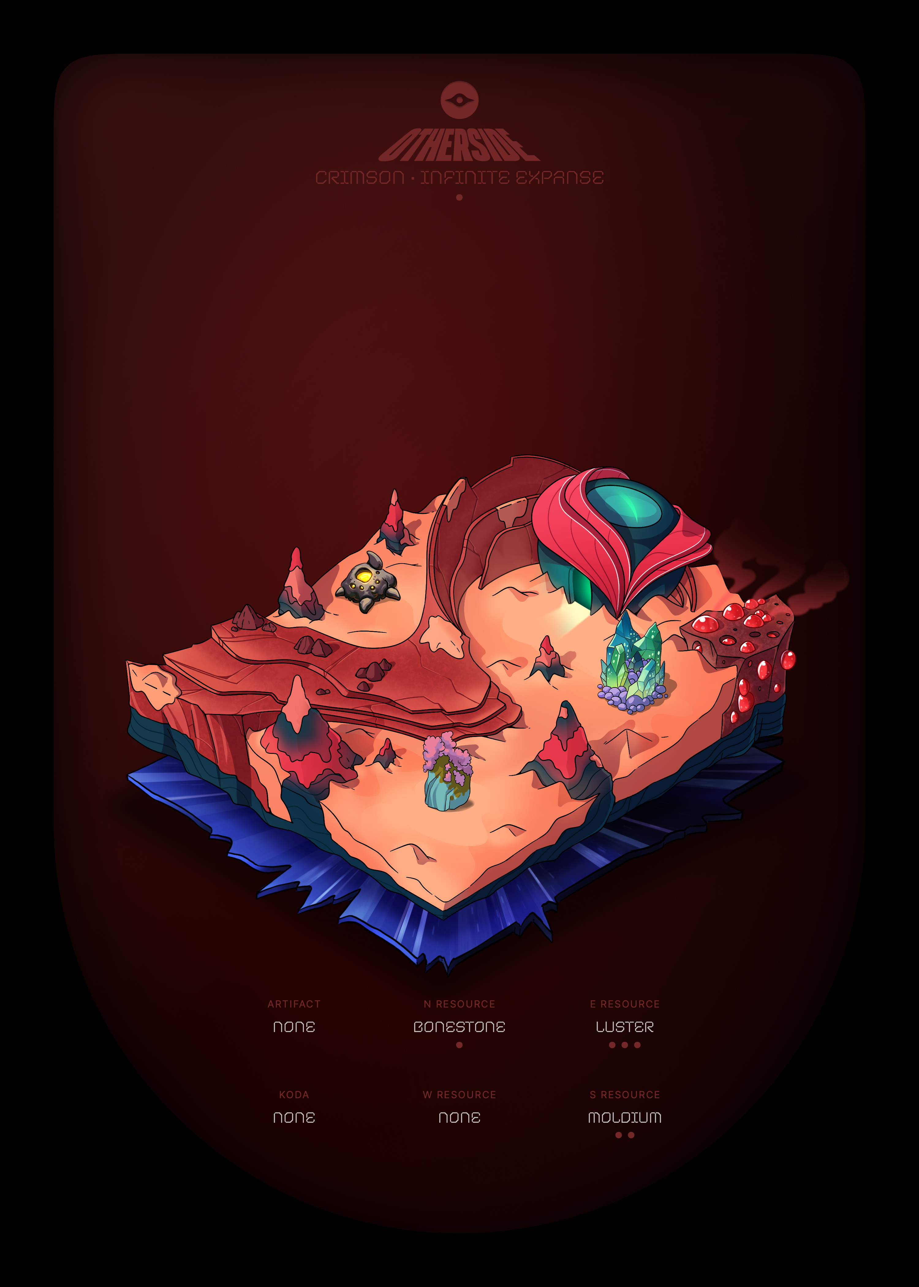 Otherdeed #57311 — Crimson