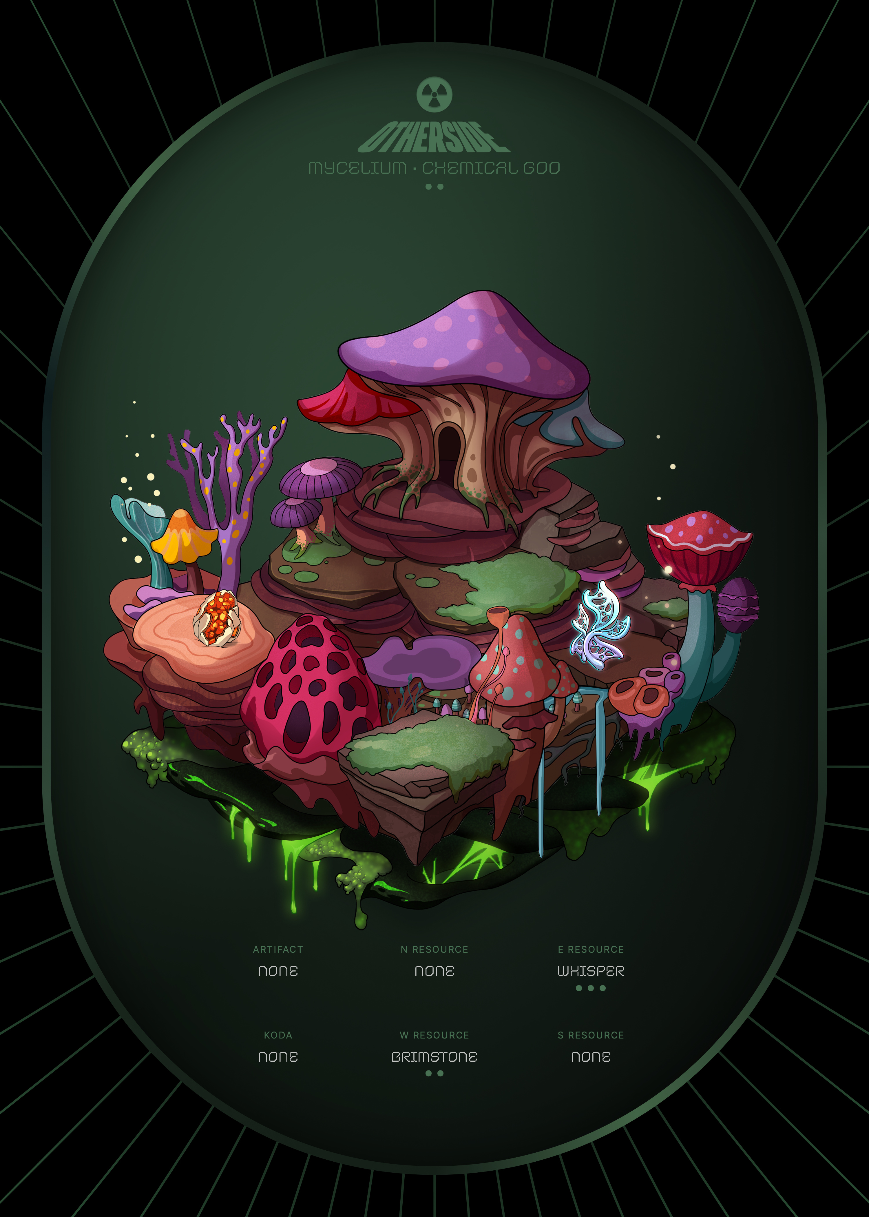 Otherdeed #16496 — Mycelium