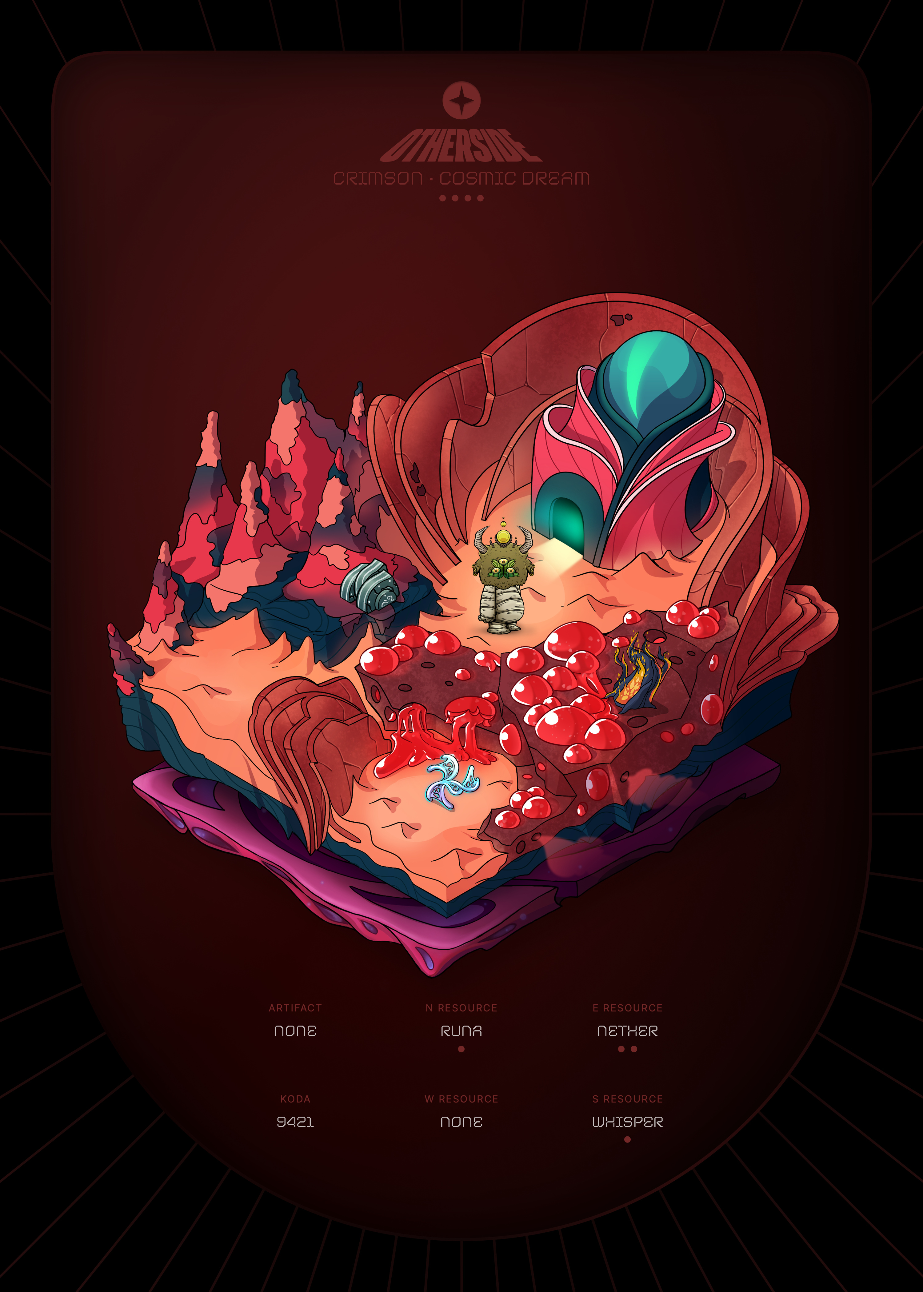 Otherdeed #31371 — Crimson