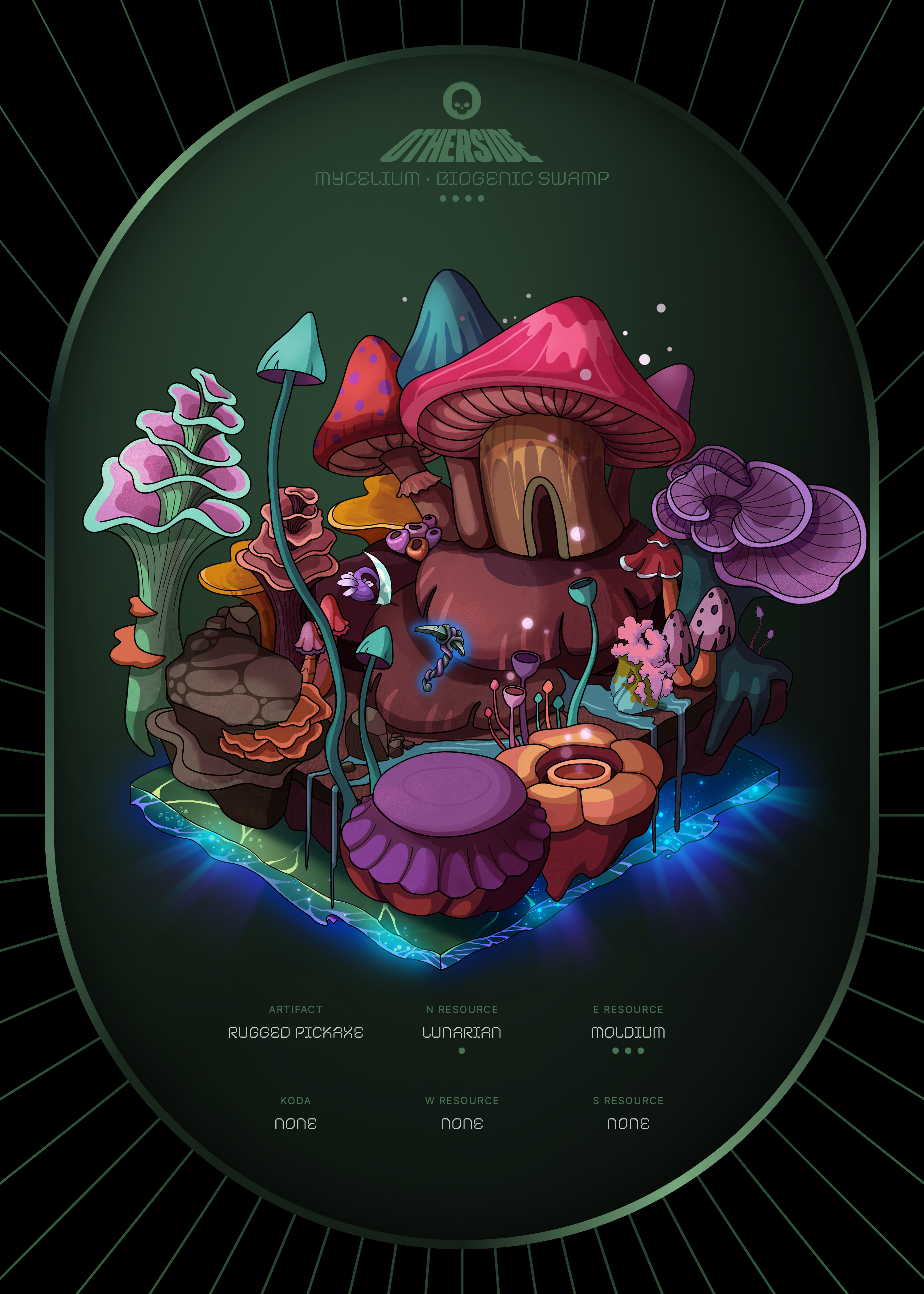Otherdeed #3320 — Mycelium