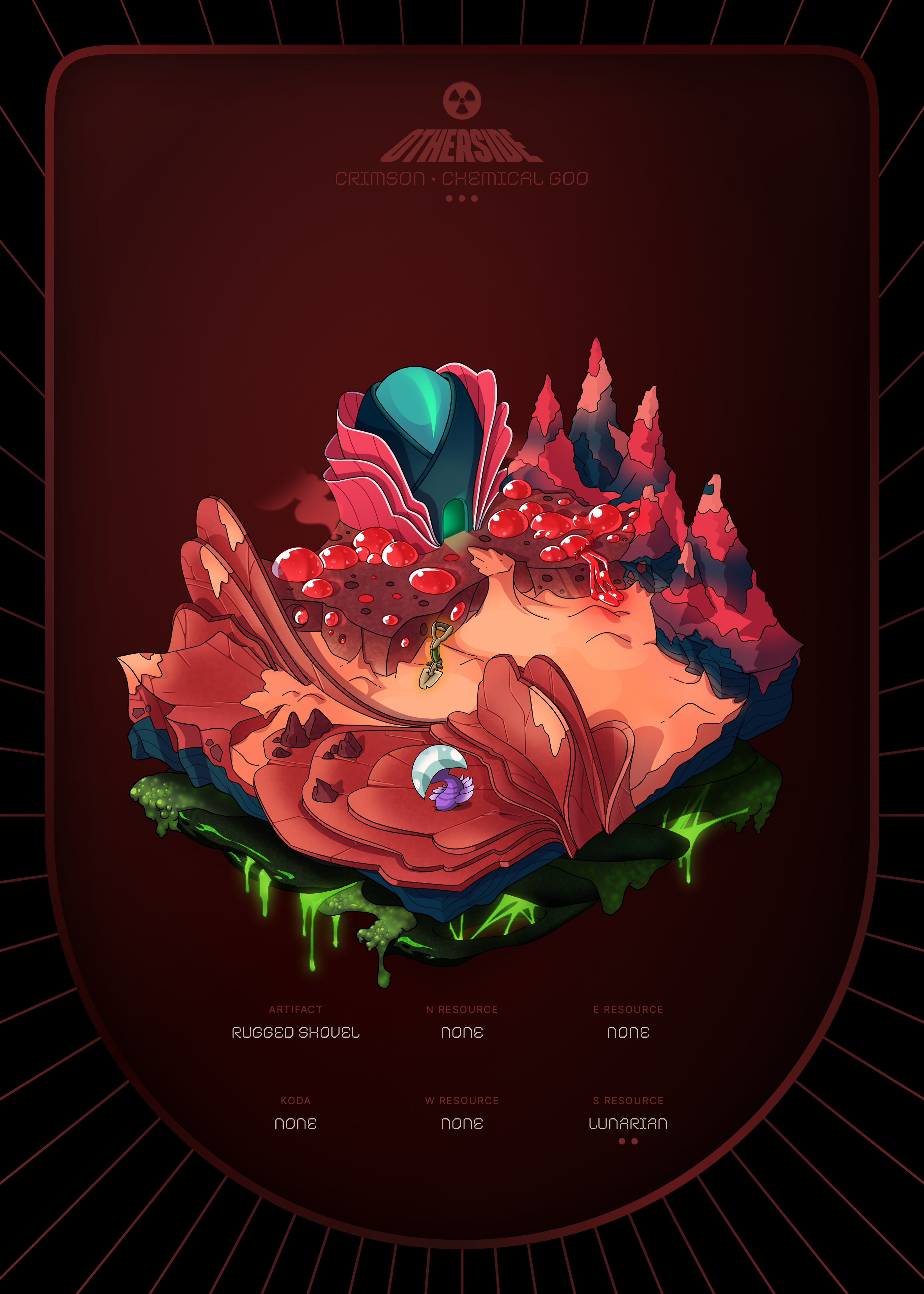 Otherdeed #15614 — Crimson