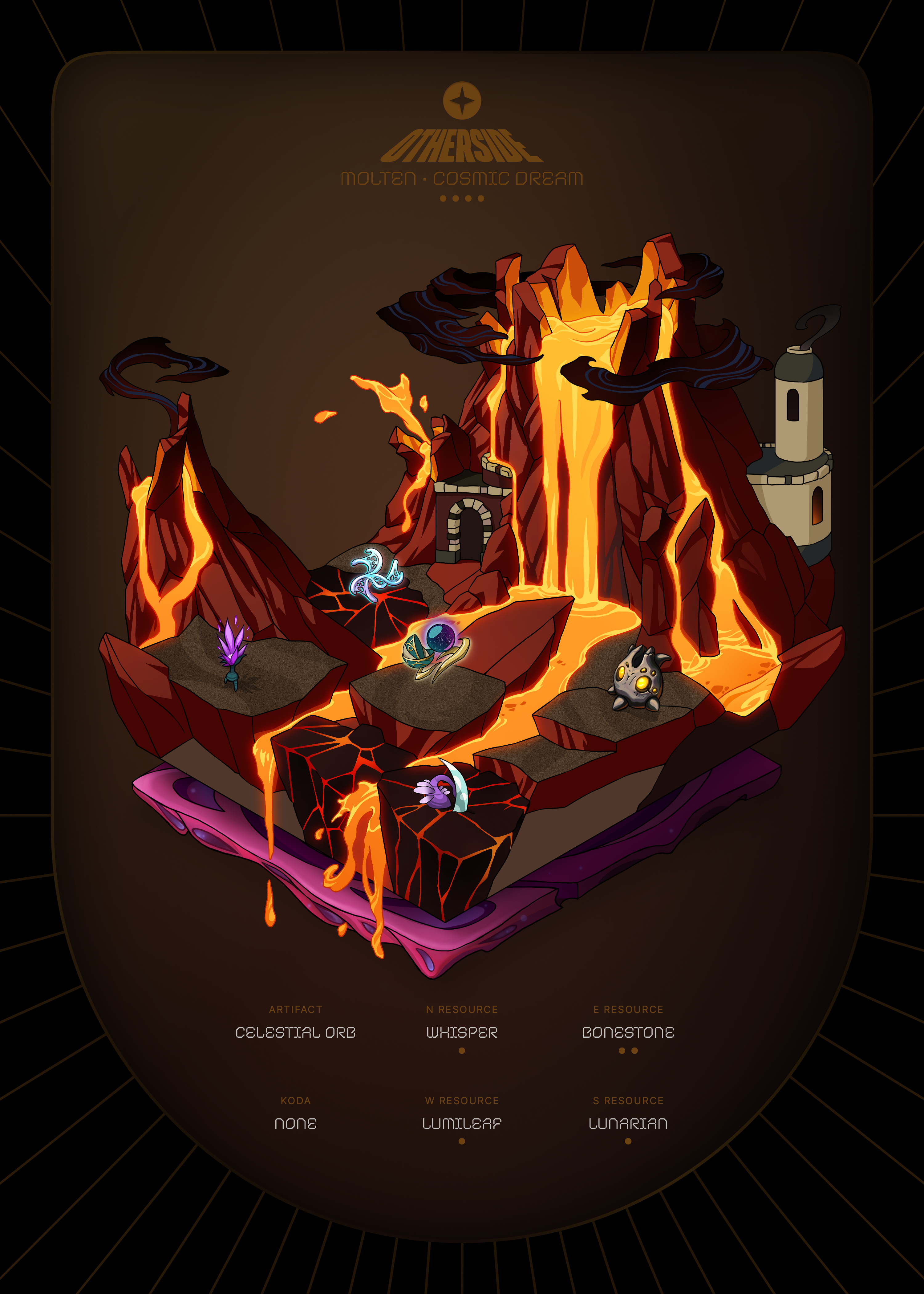 Otherdeed #34390 — Molten