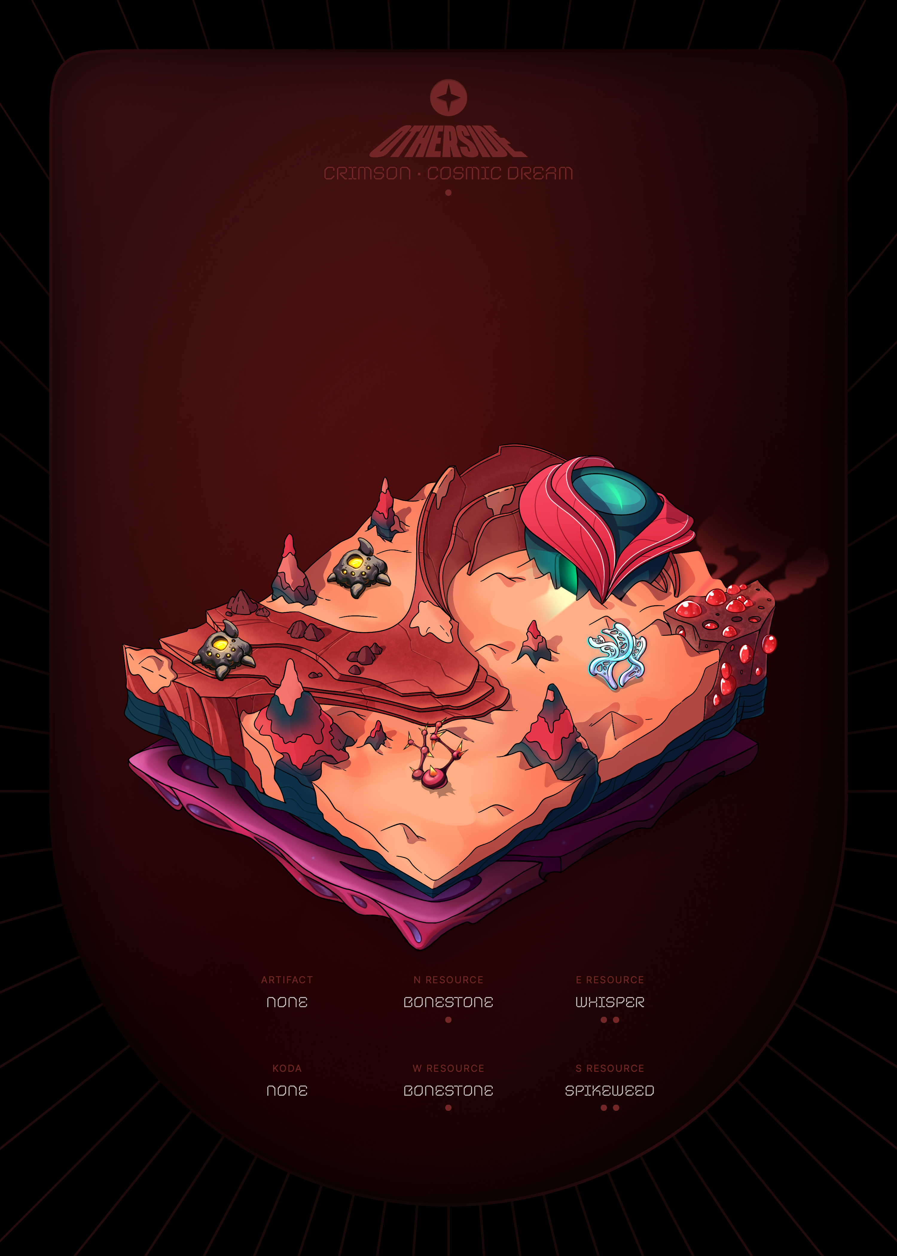 Otherdeed #99523 — Crimson