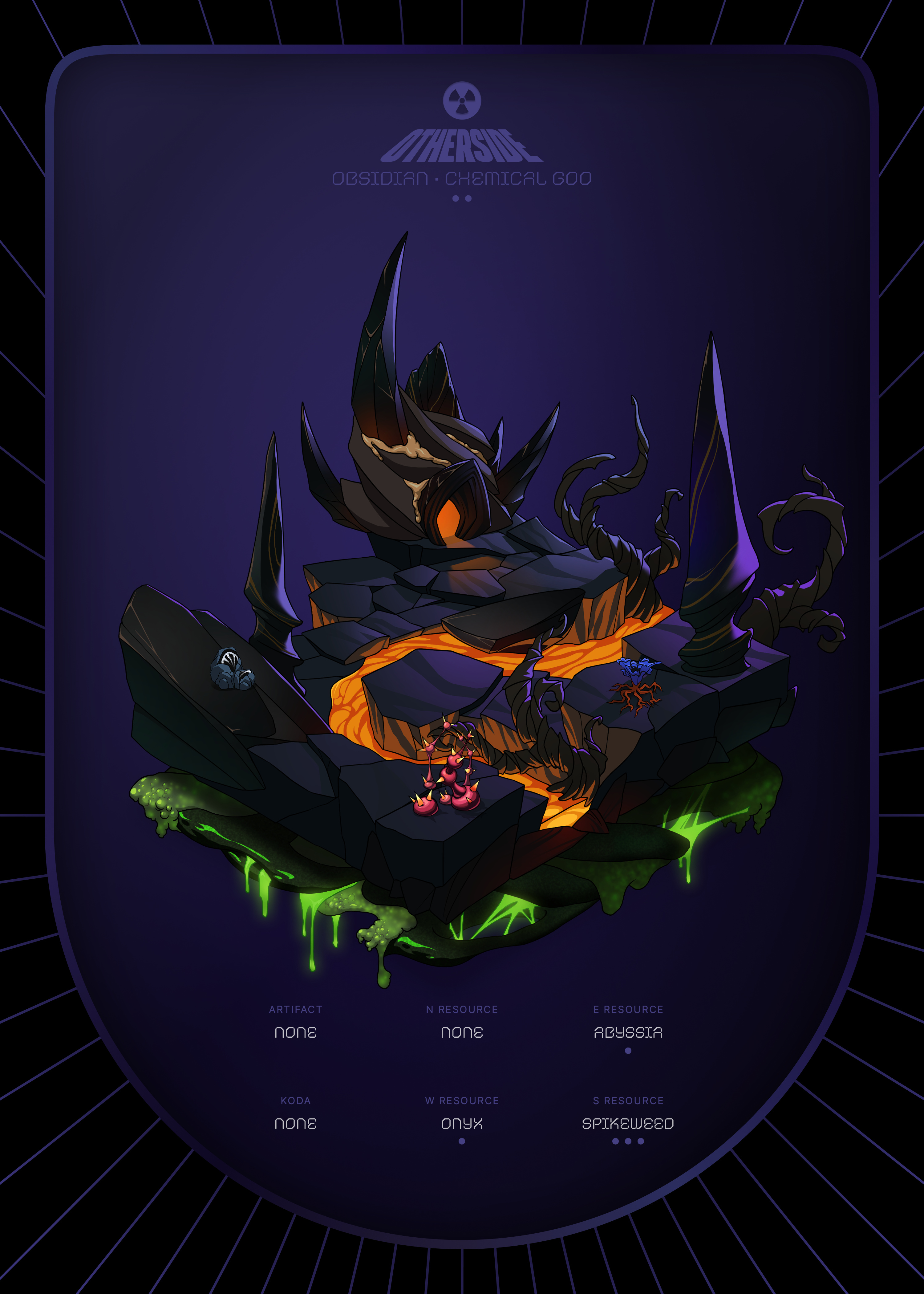 Otherdeed #14311 — Obsidian