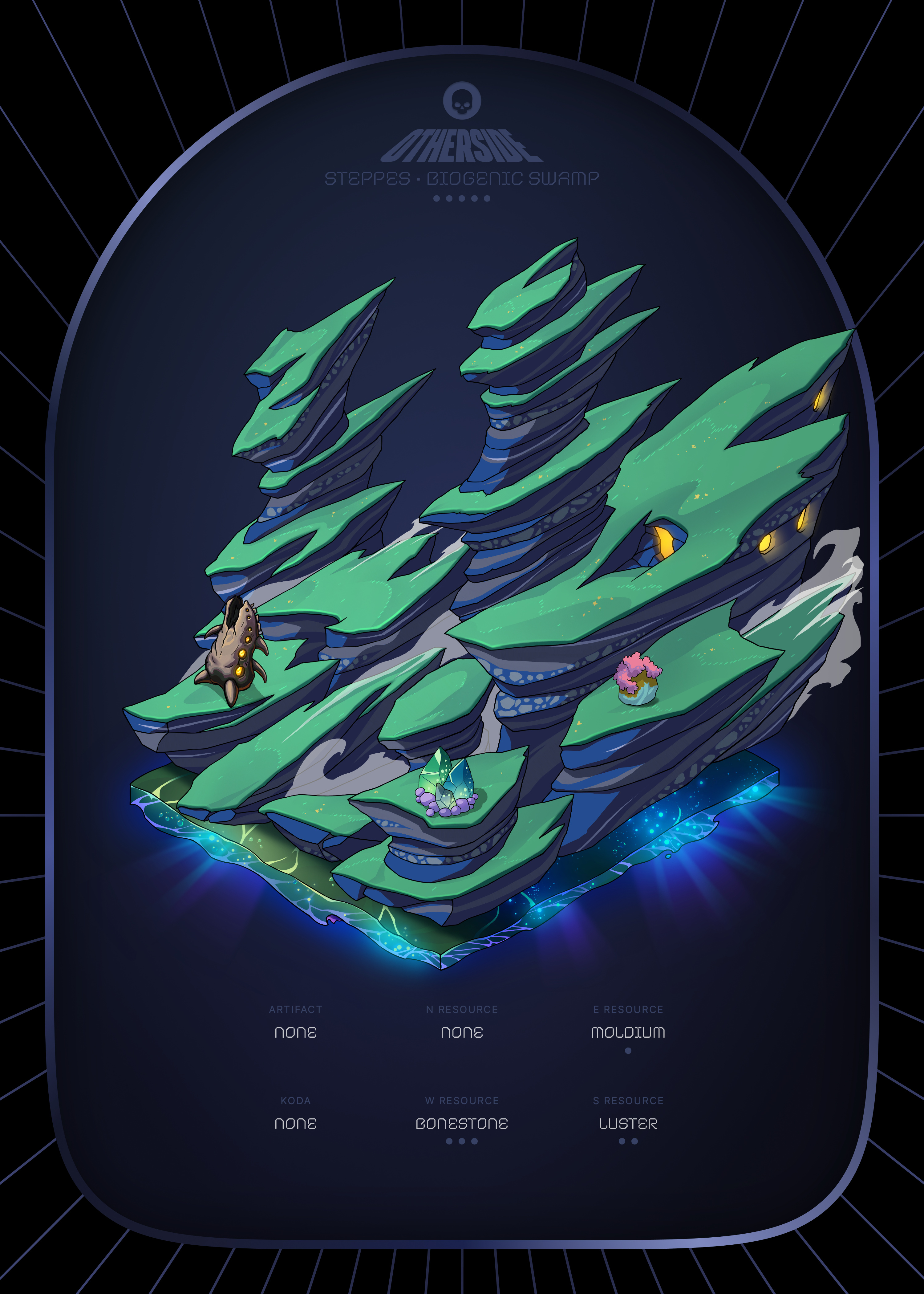 Otherdeed #5718 — Steppes