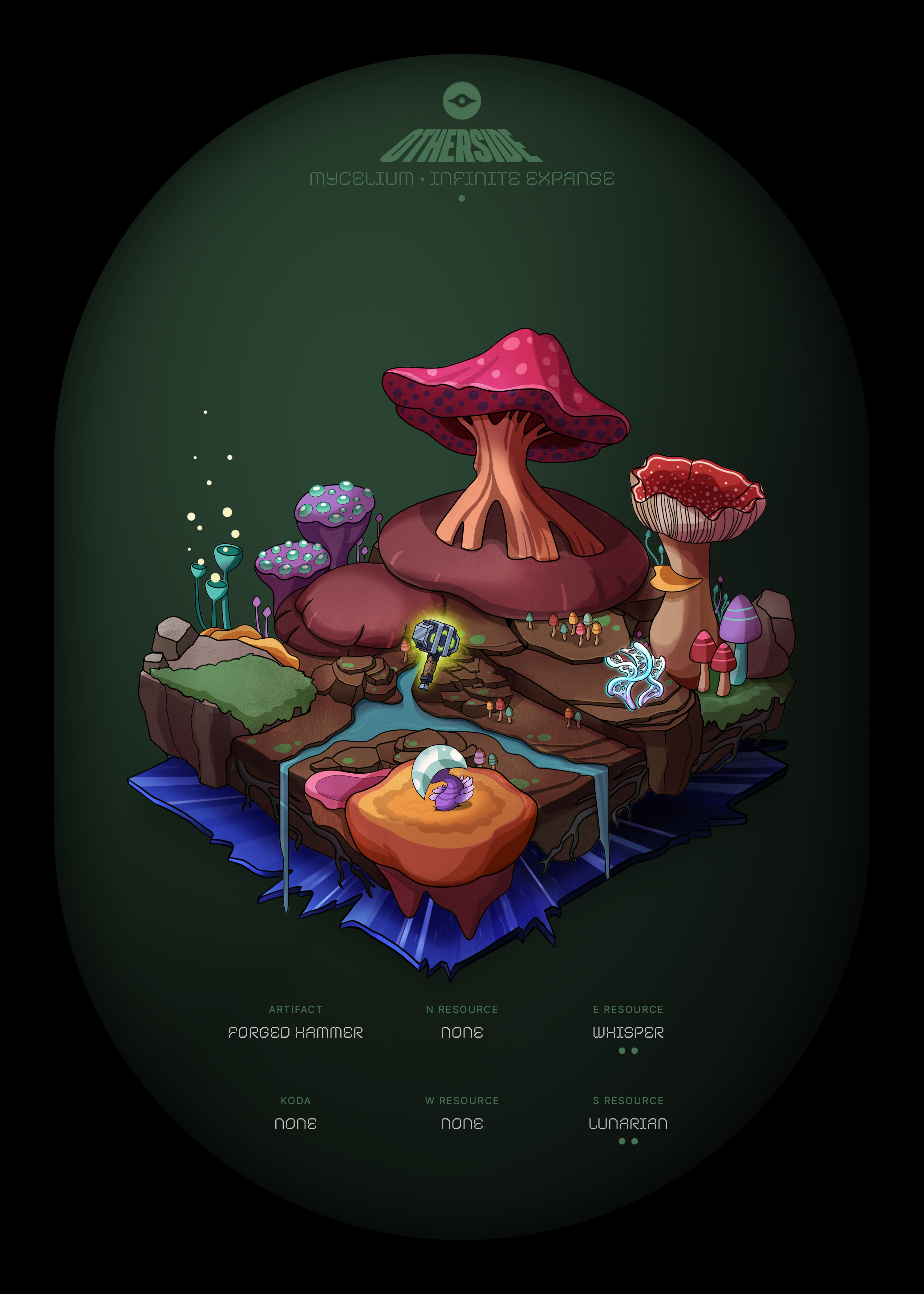 Otherdeed #40951 — Mycelium
