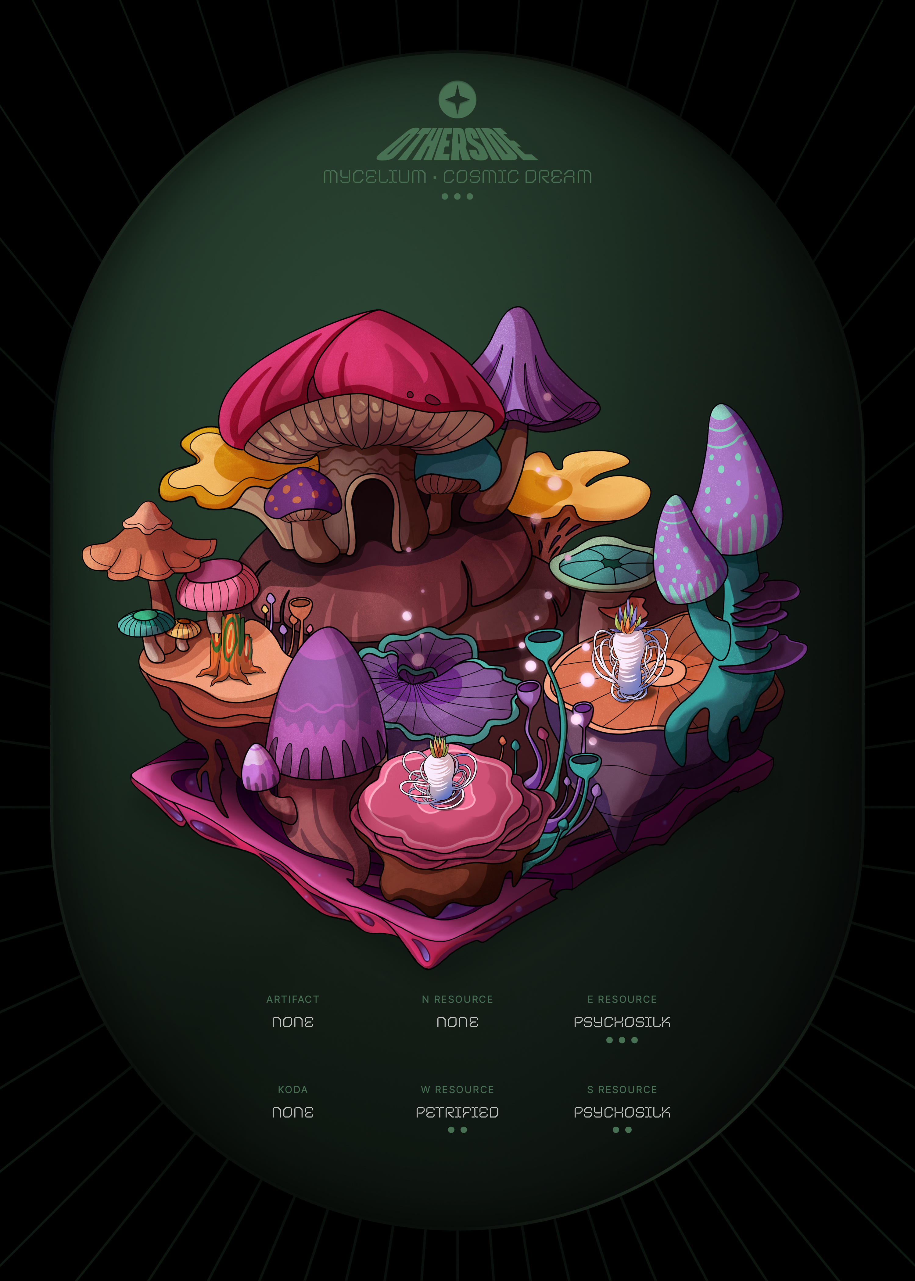 Otherdeed #95024 — Mycelium