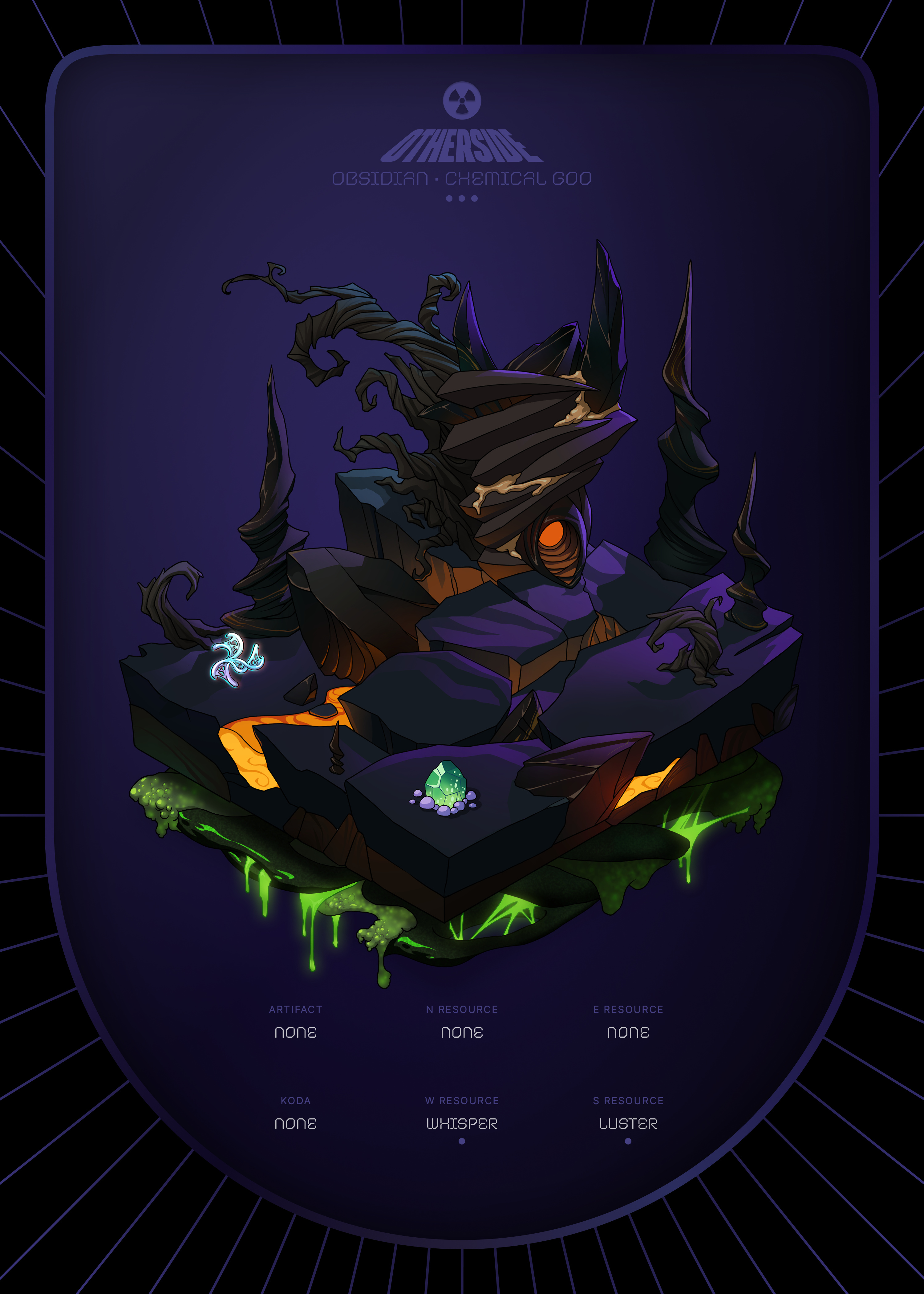 Otherdeed #11538 — Obsidian