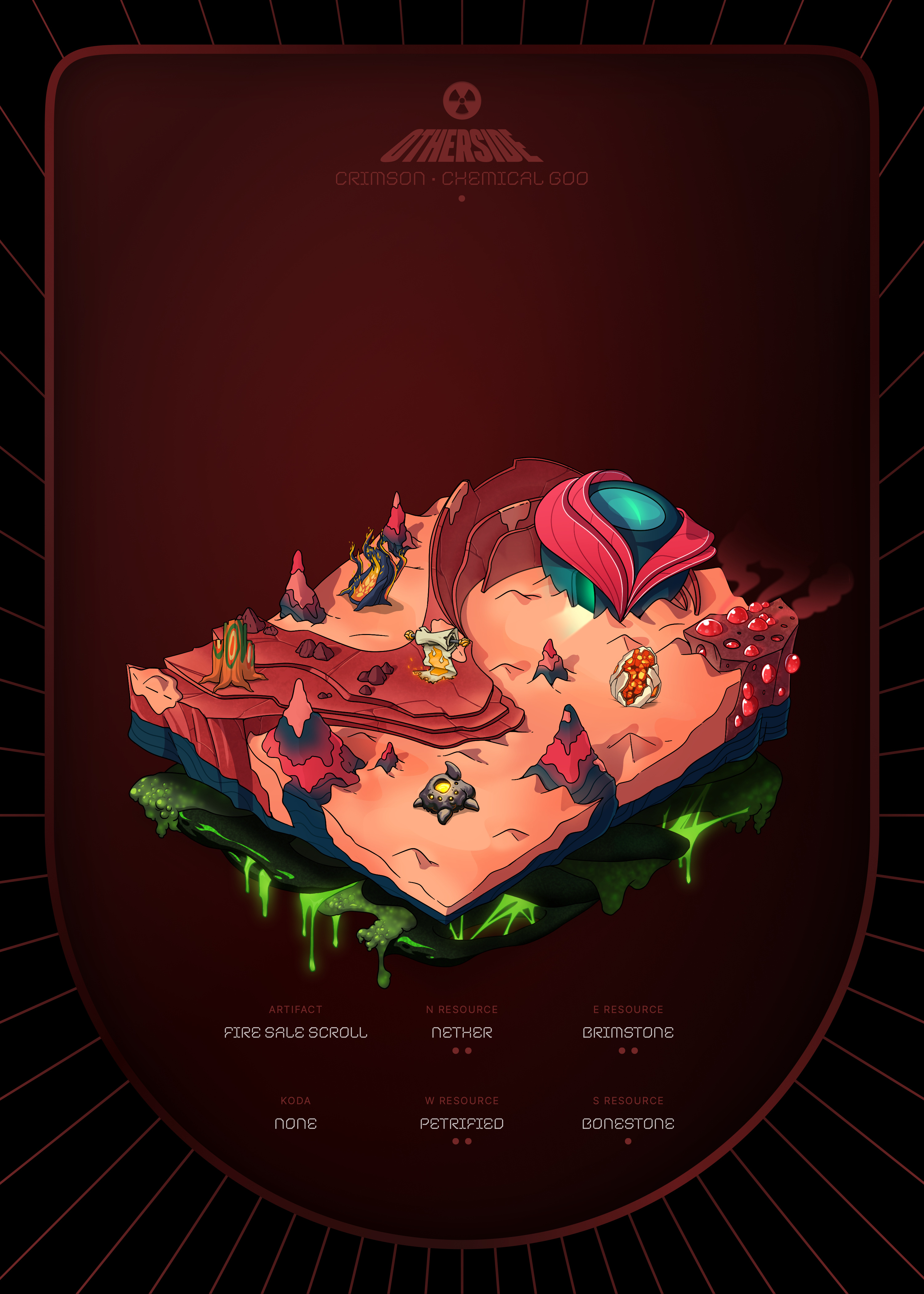 Otherdeed #14234 — Crimson