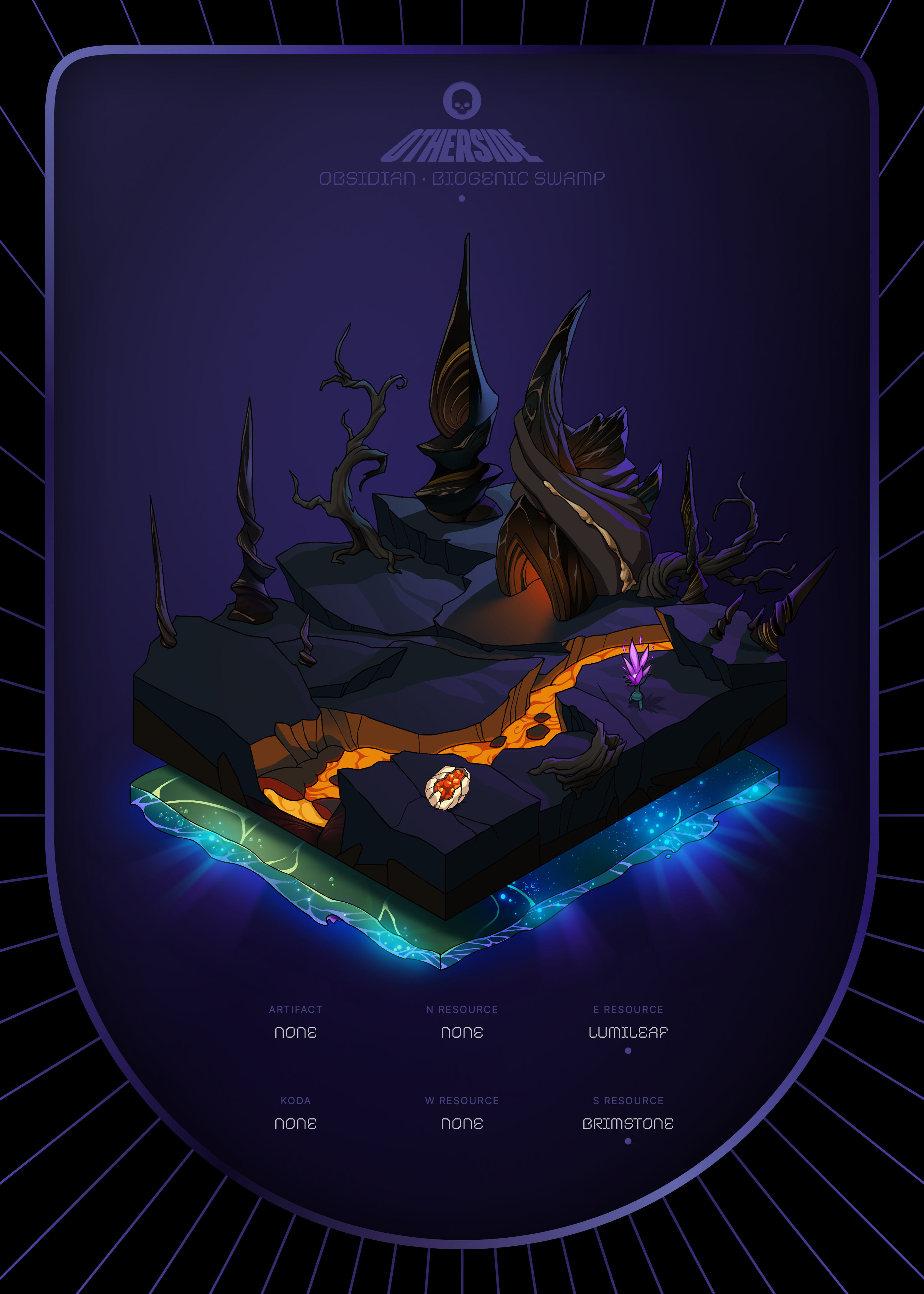 Otherdeed #5591 — Obsidian