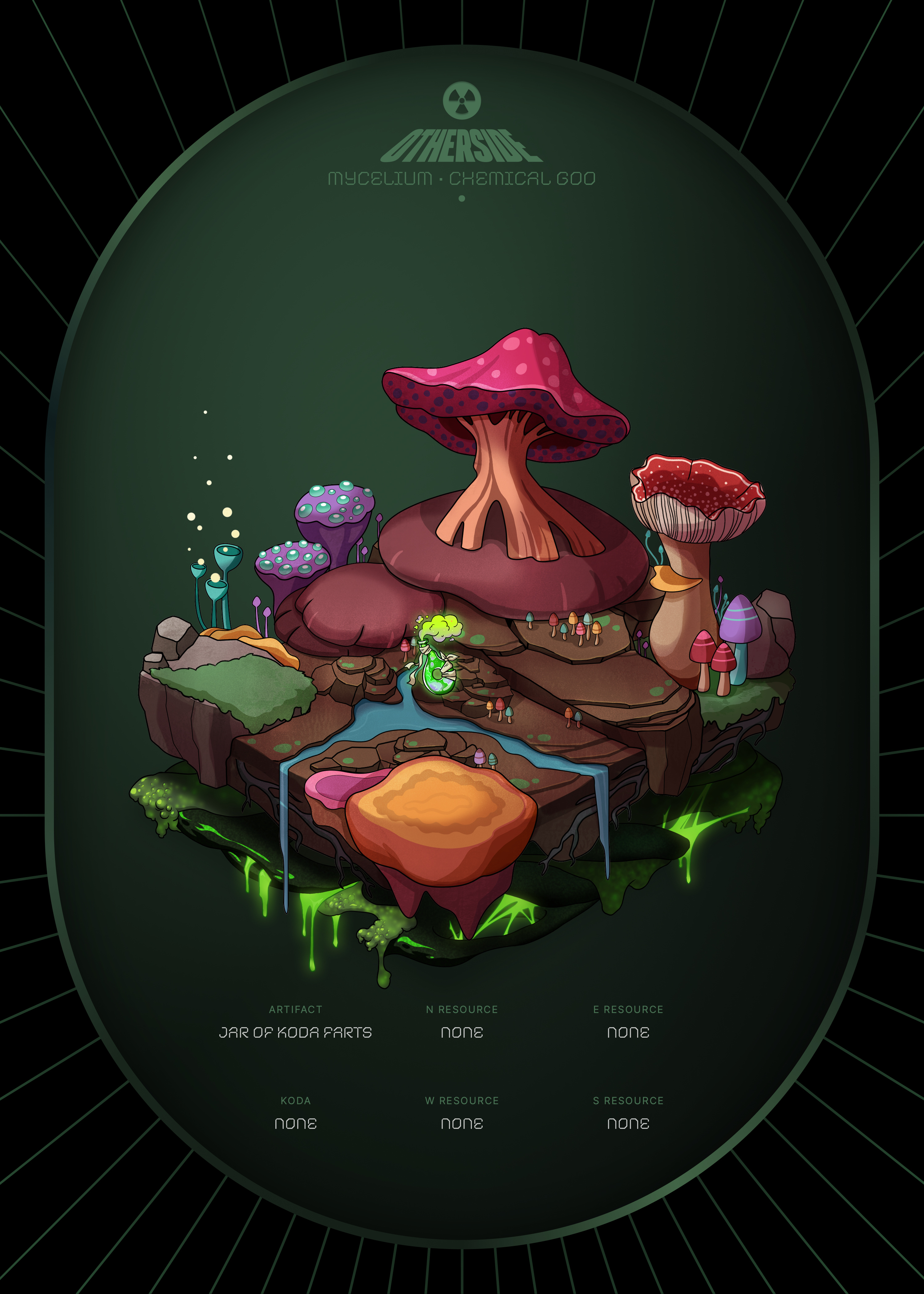 Otherdeed #14474 — Mycelium