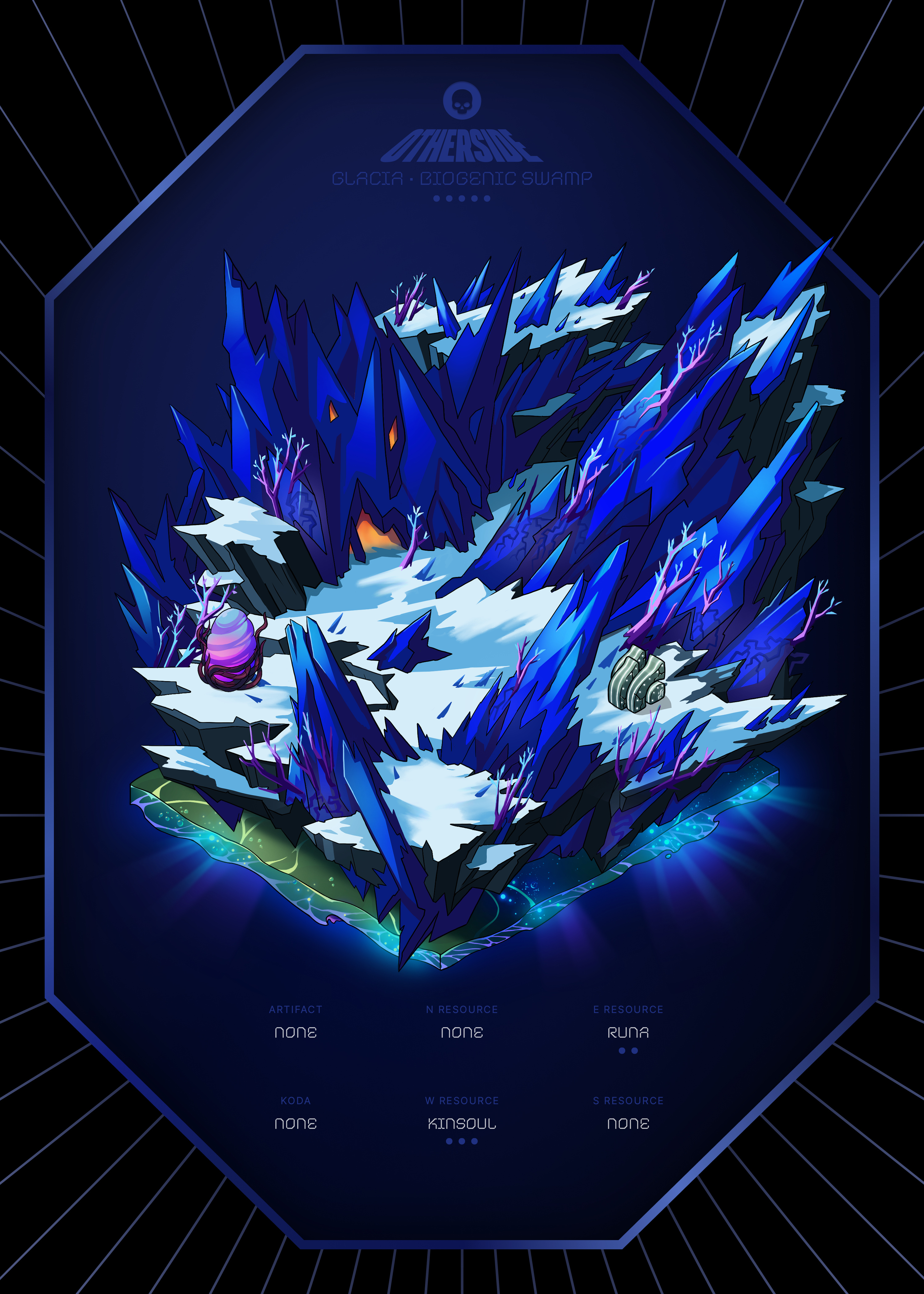 Otherdeed #5166 — Glacia