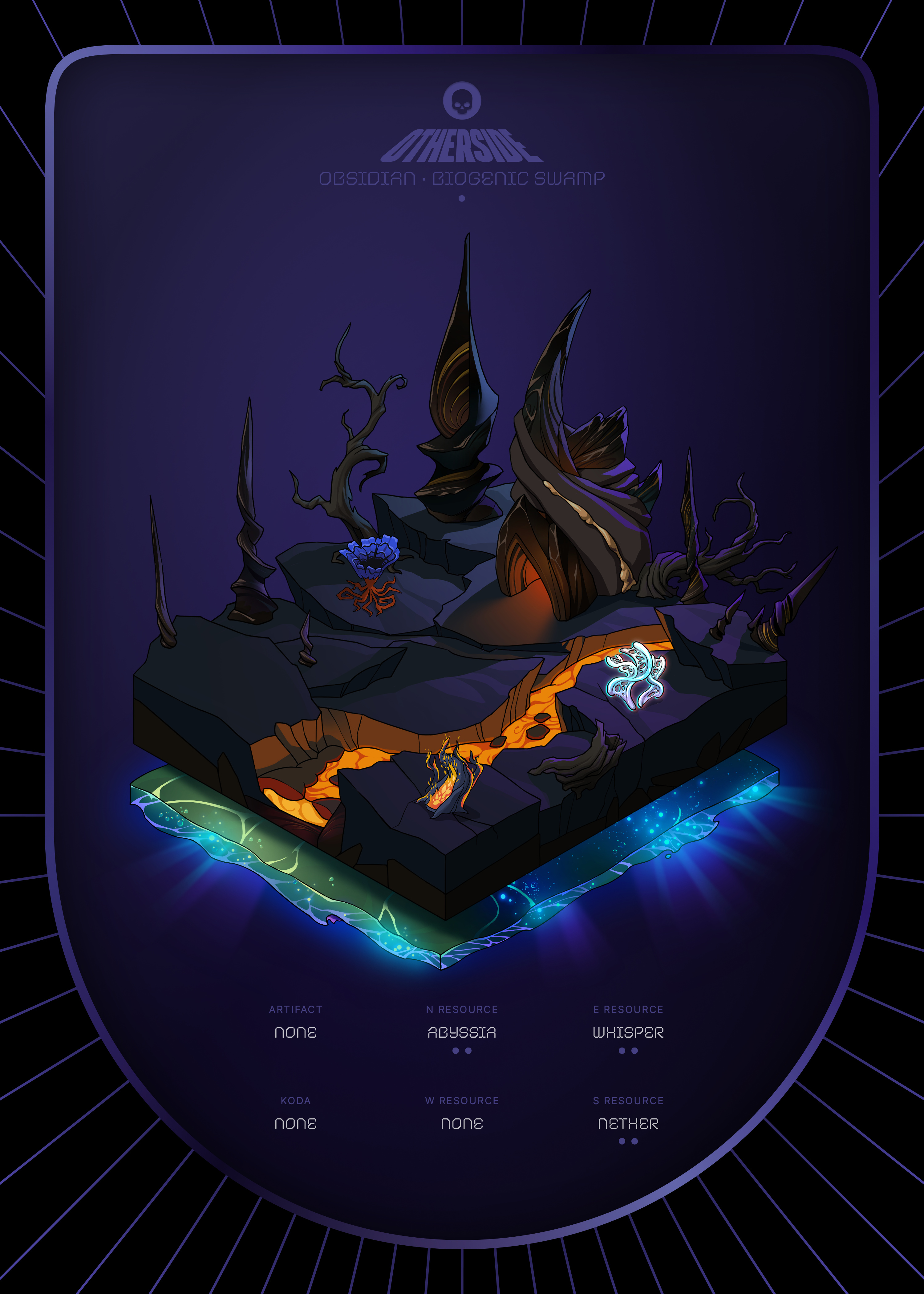 Otherdeed #6844 — Obsidian