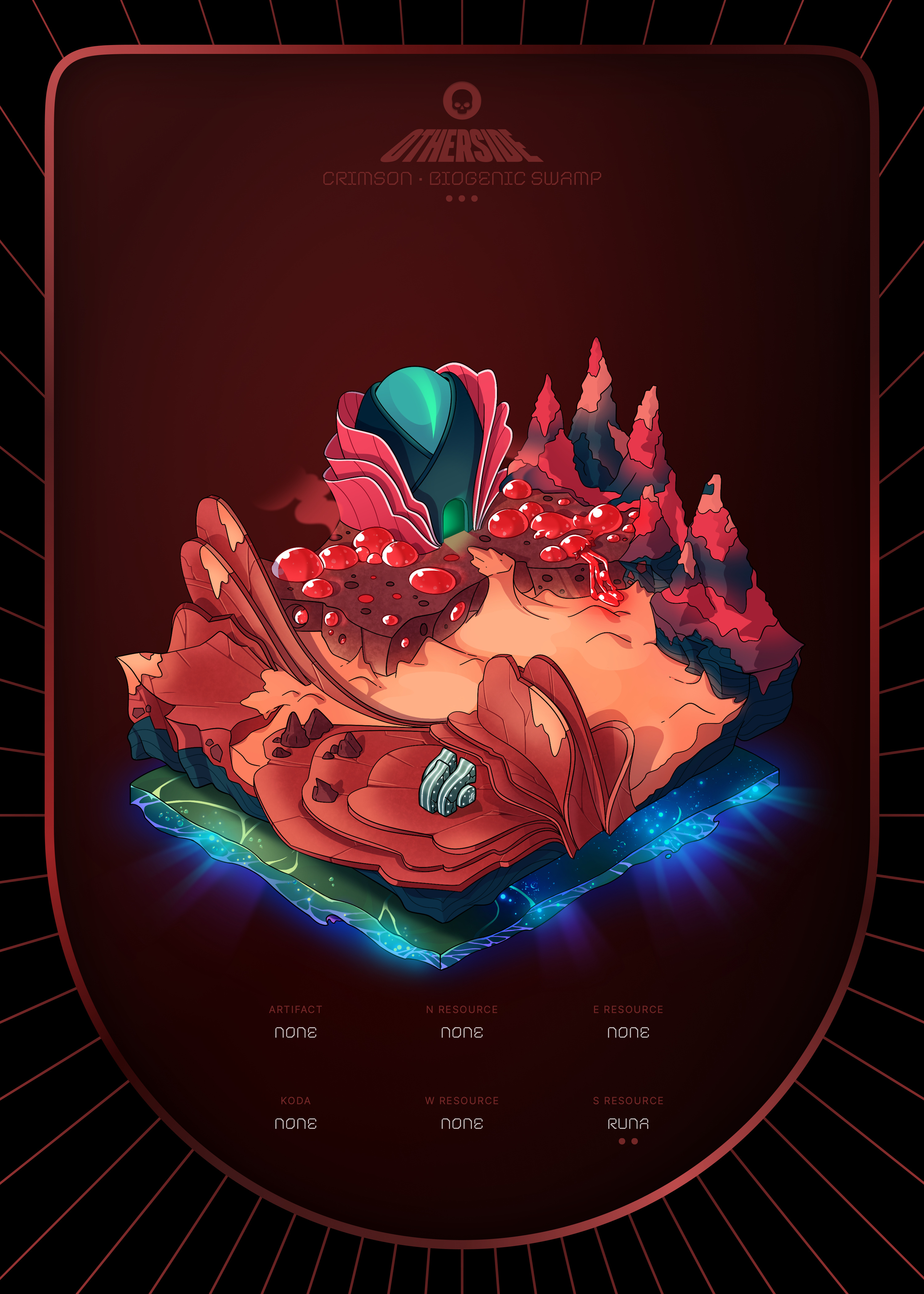 Otherdeed #5584 — Crimson