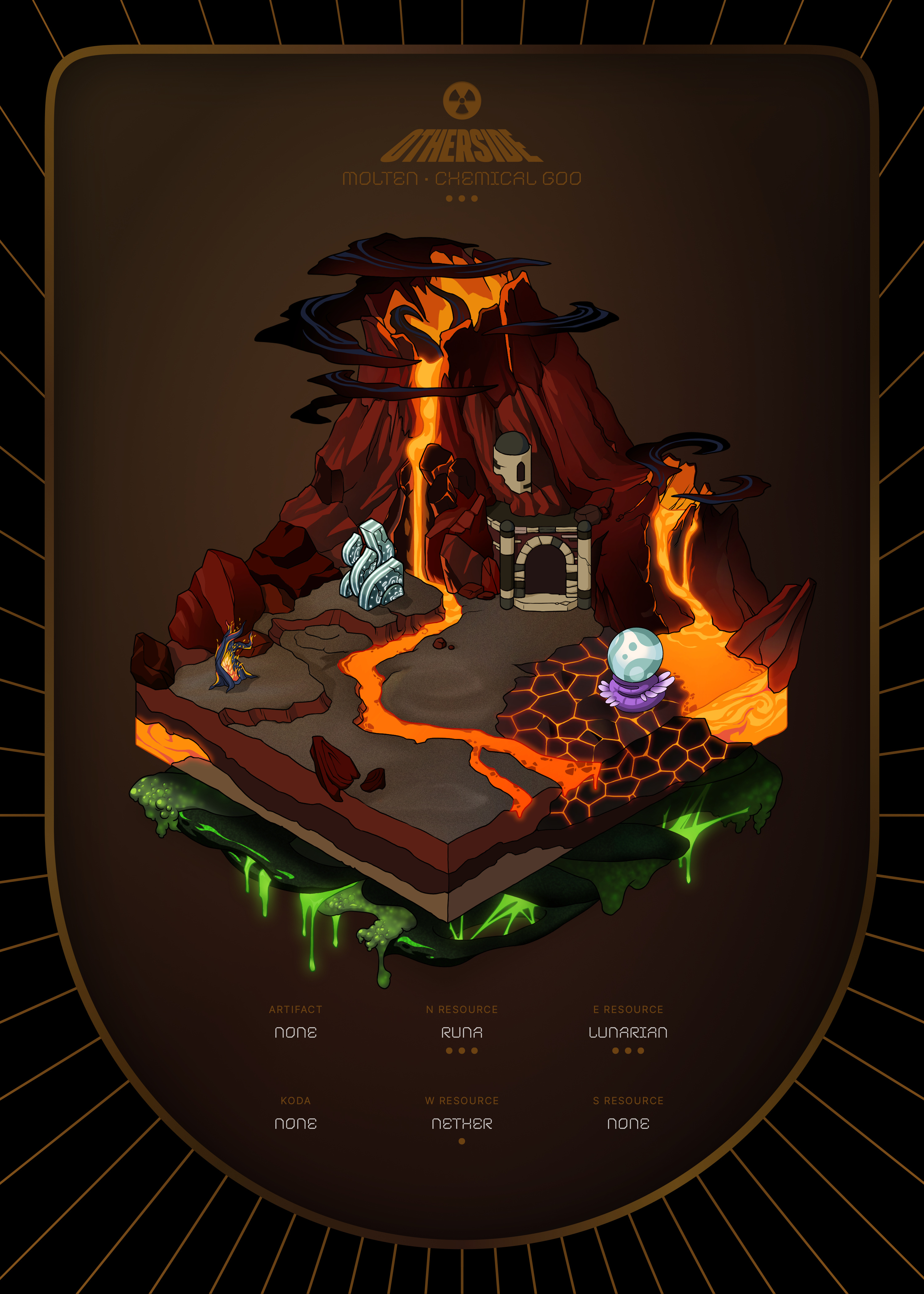 Otherdeed #14209 — Molten