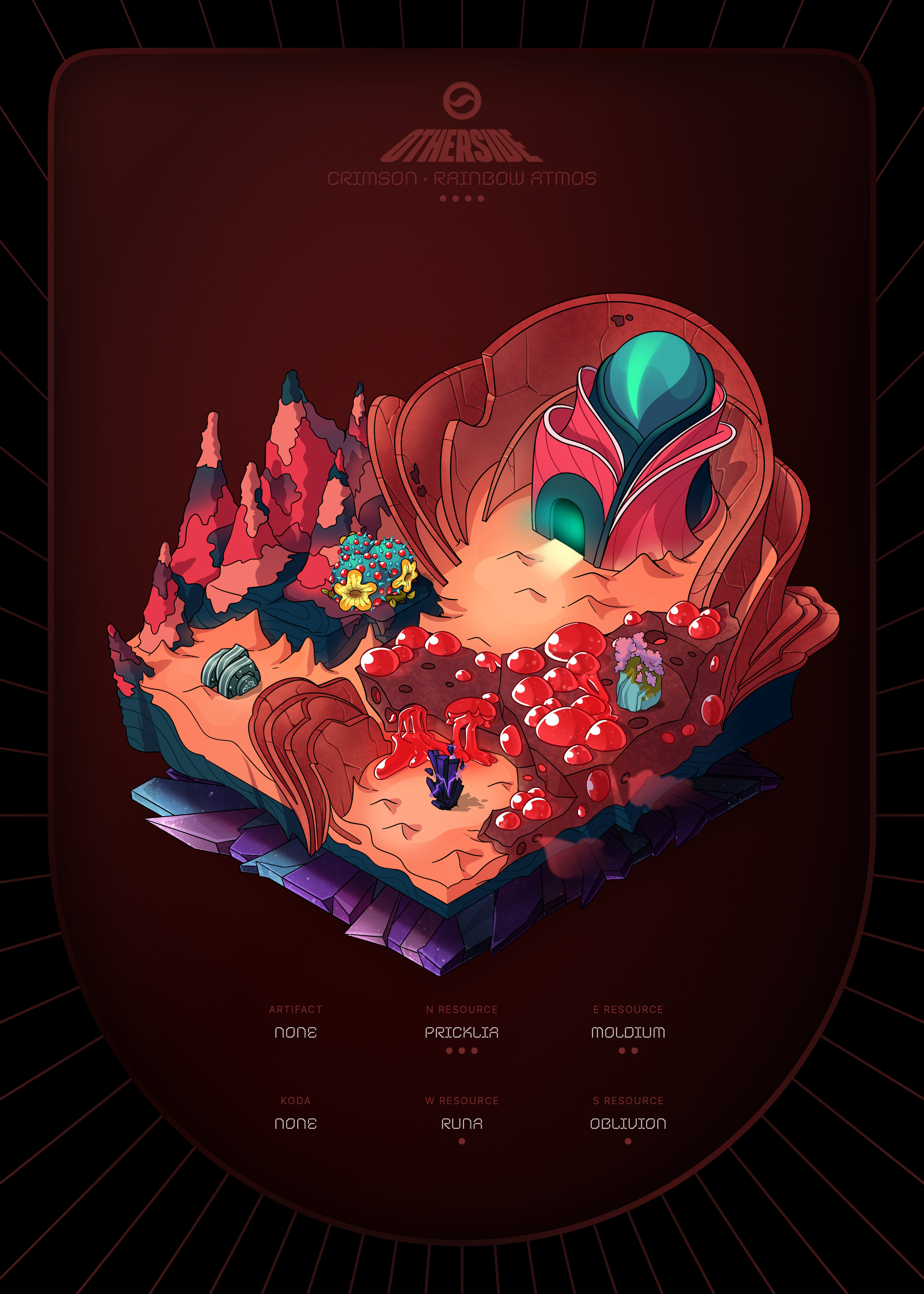 Otherdeed #71596 — Crimson