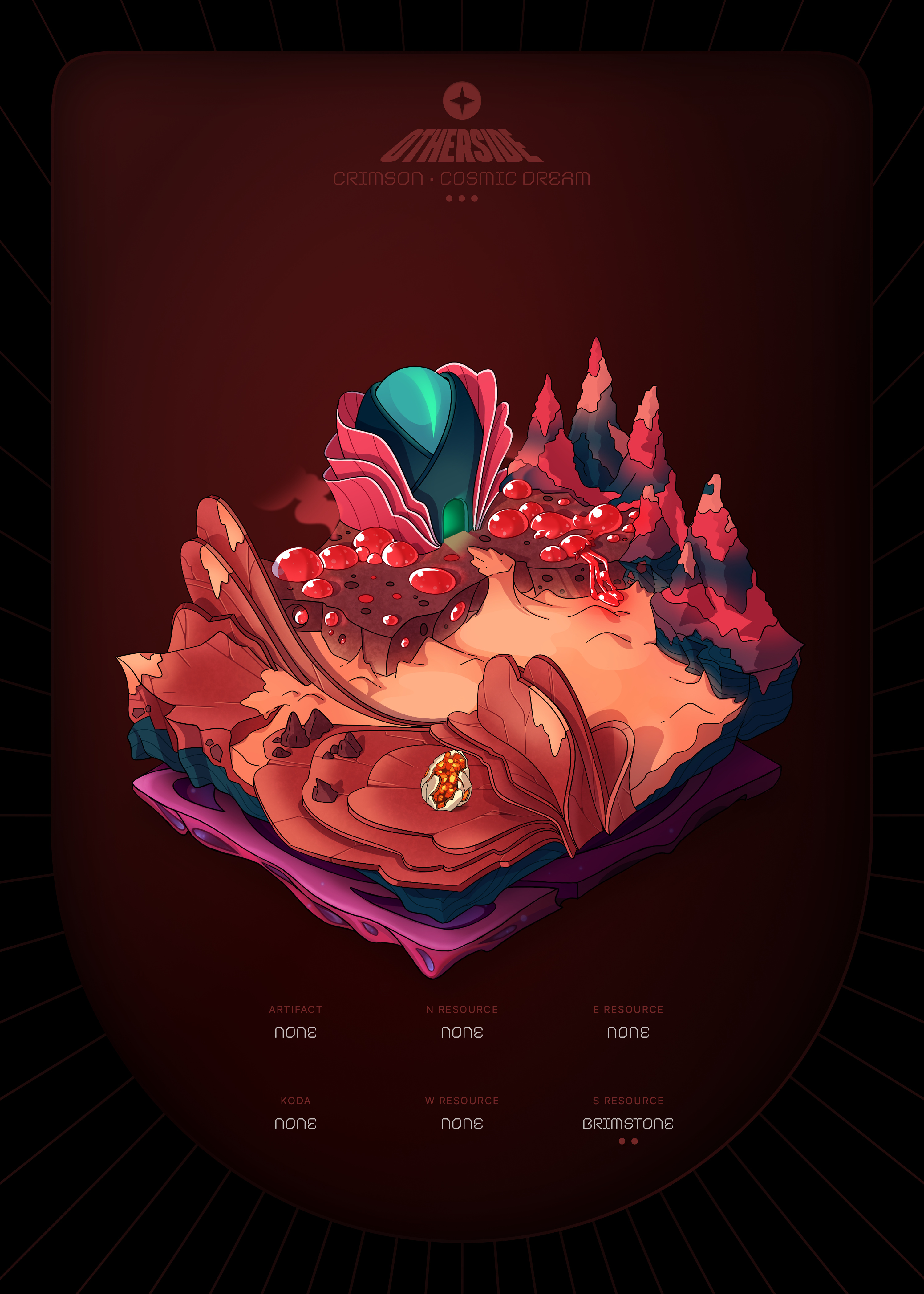 Otherdeed #37985 — Crimson
