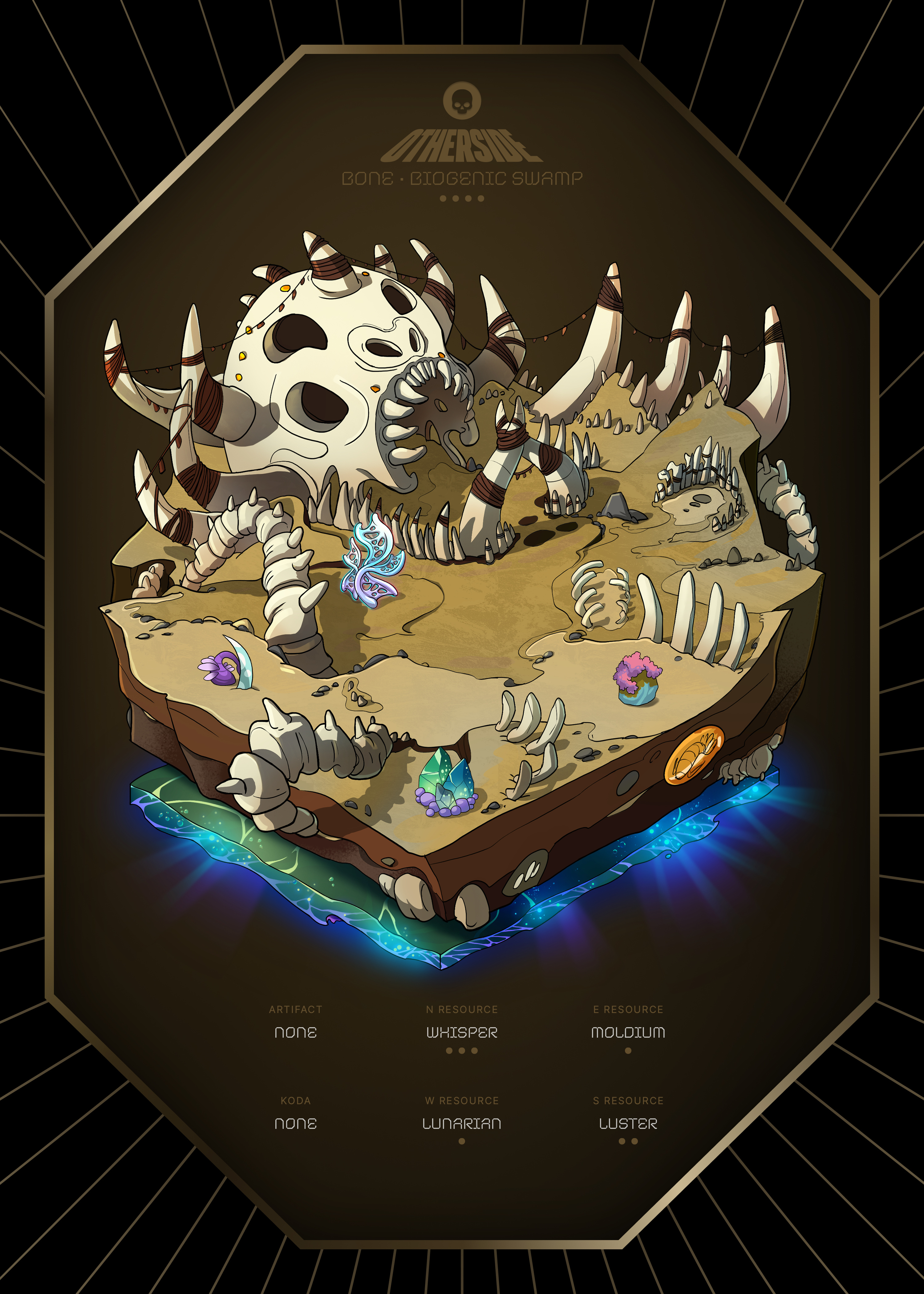 Otherdeed #5653 — Bone