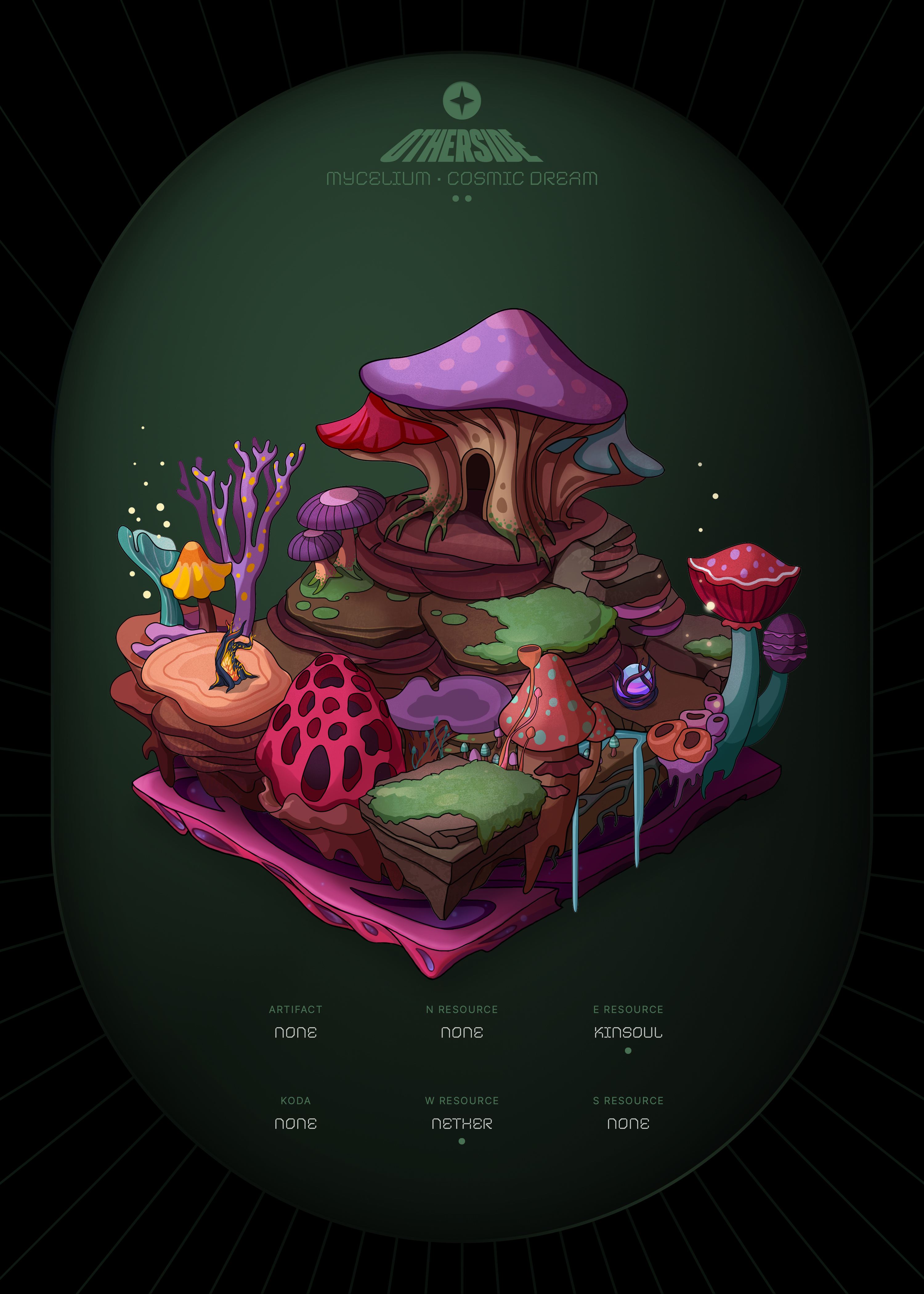 Otherdeed #97918 — Mycelium