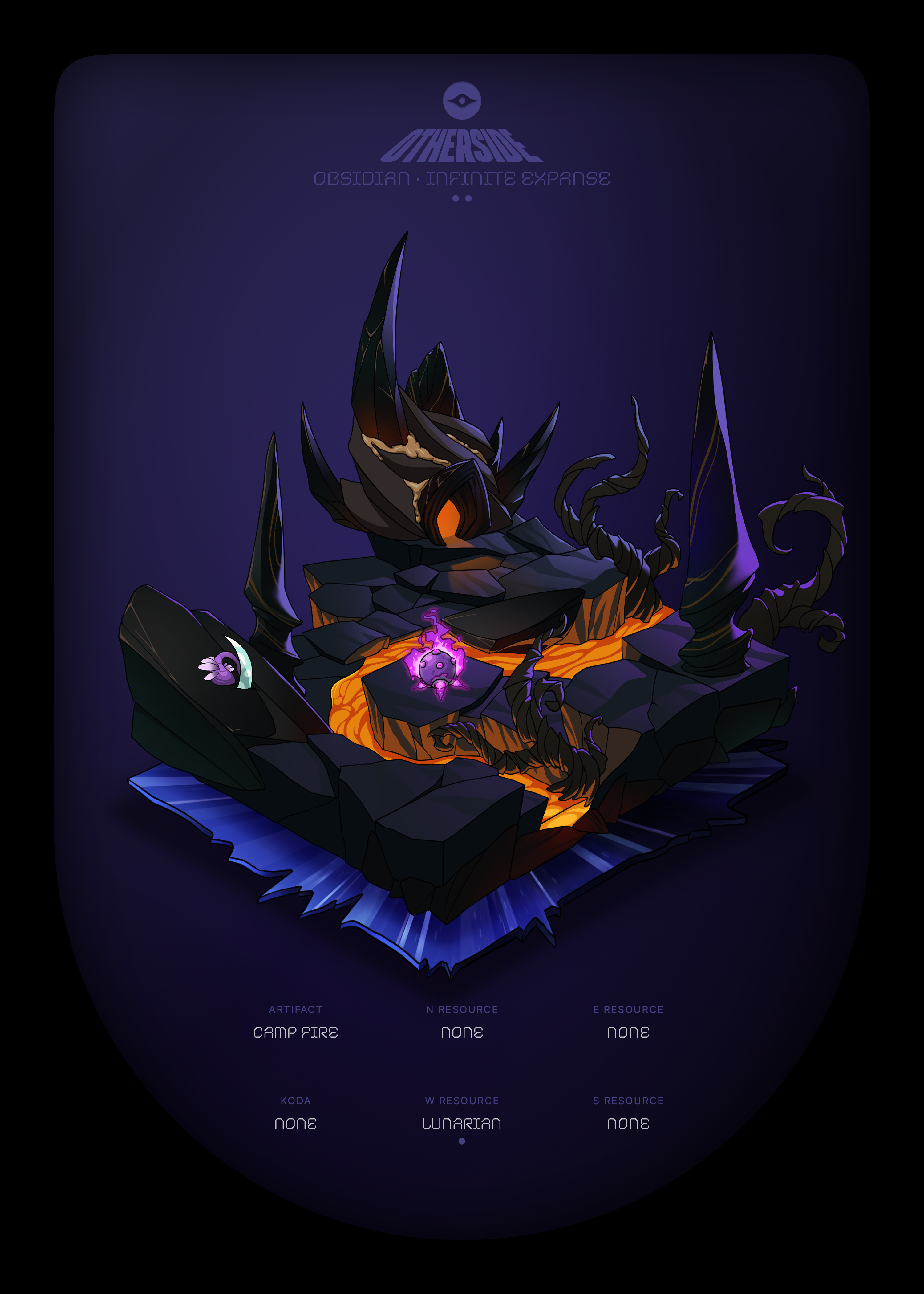 Otherdeed #42434 — Obsidian