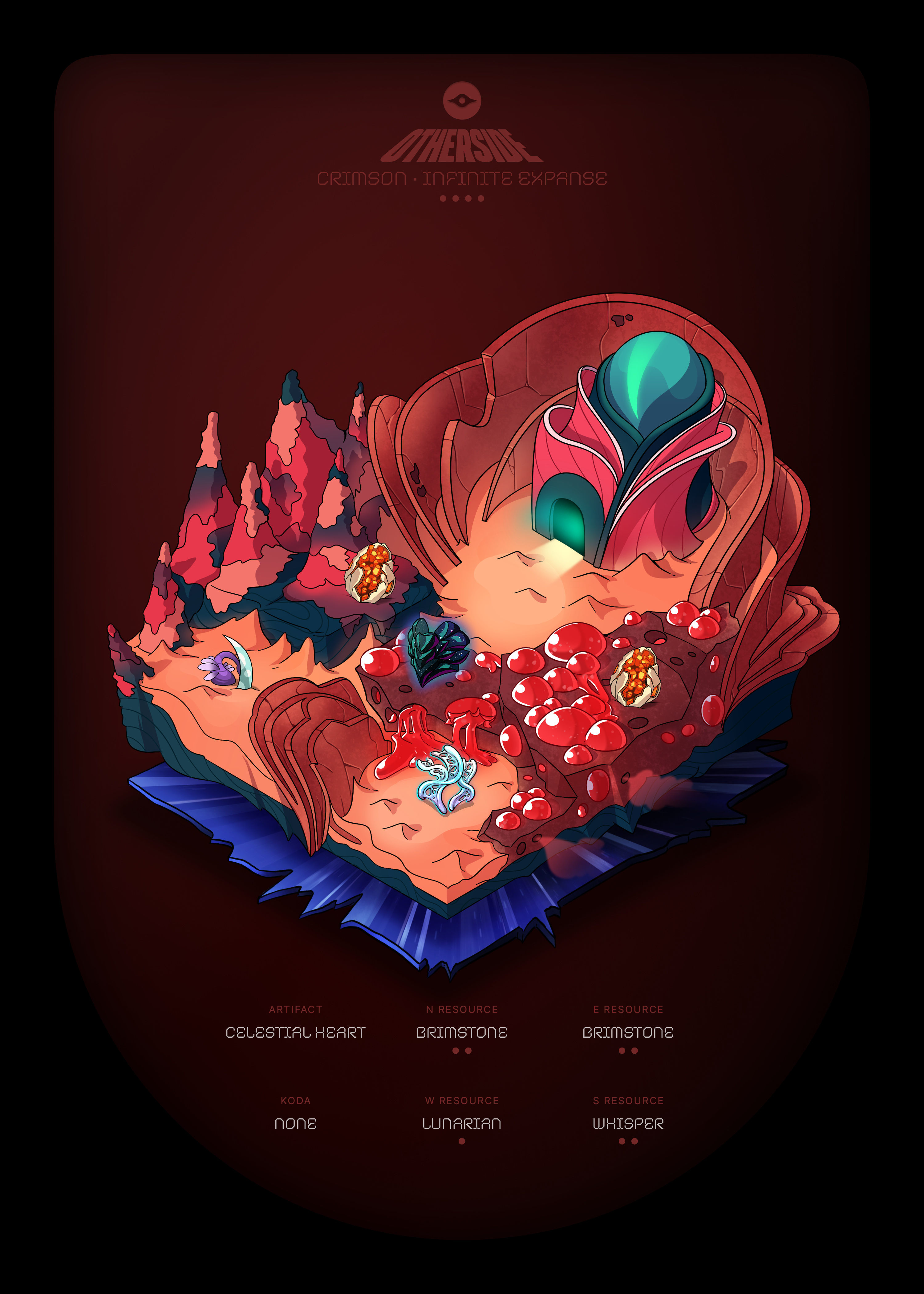 Otherdeed #50944 — Crimson