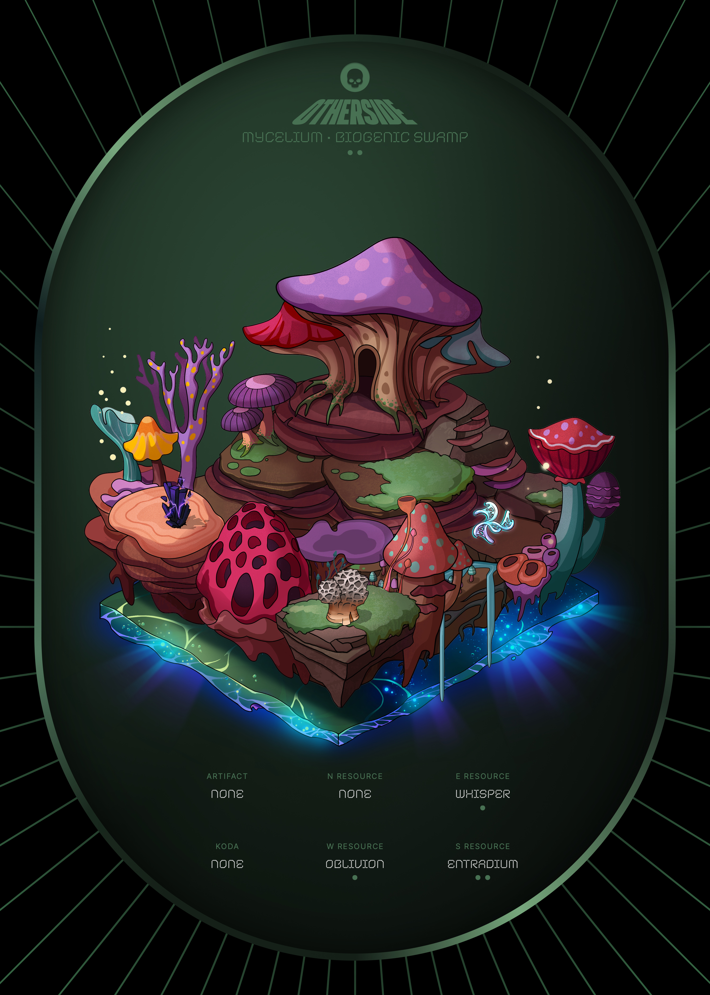 Otherdeed #8378 — Mycelium