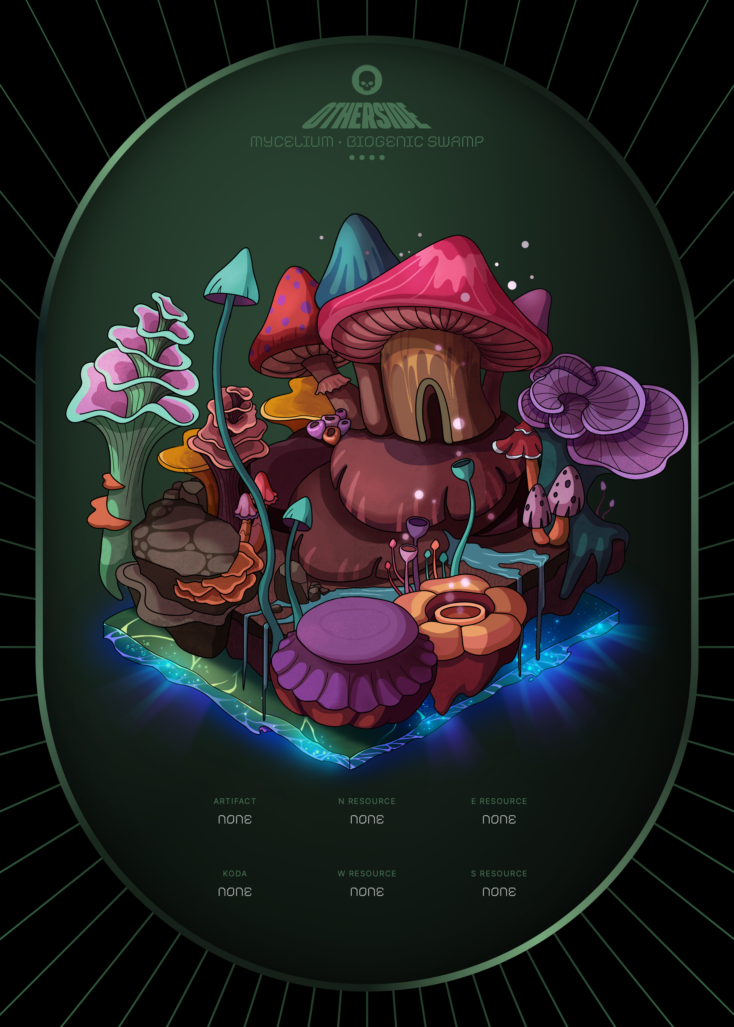 Otherdeed #9757 — Mycelium
