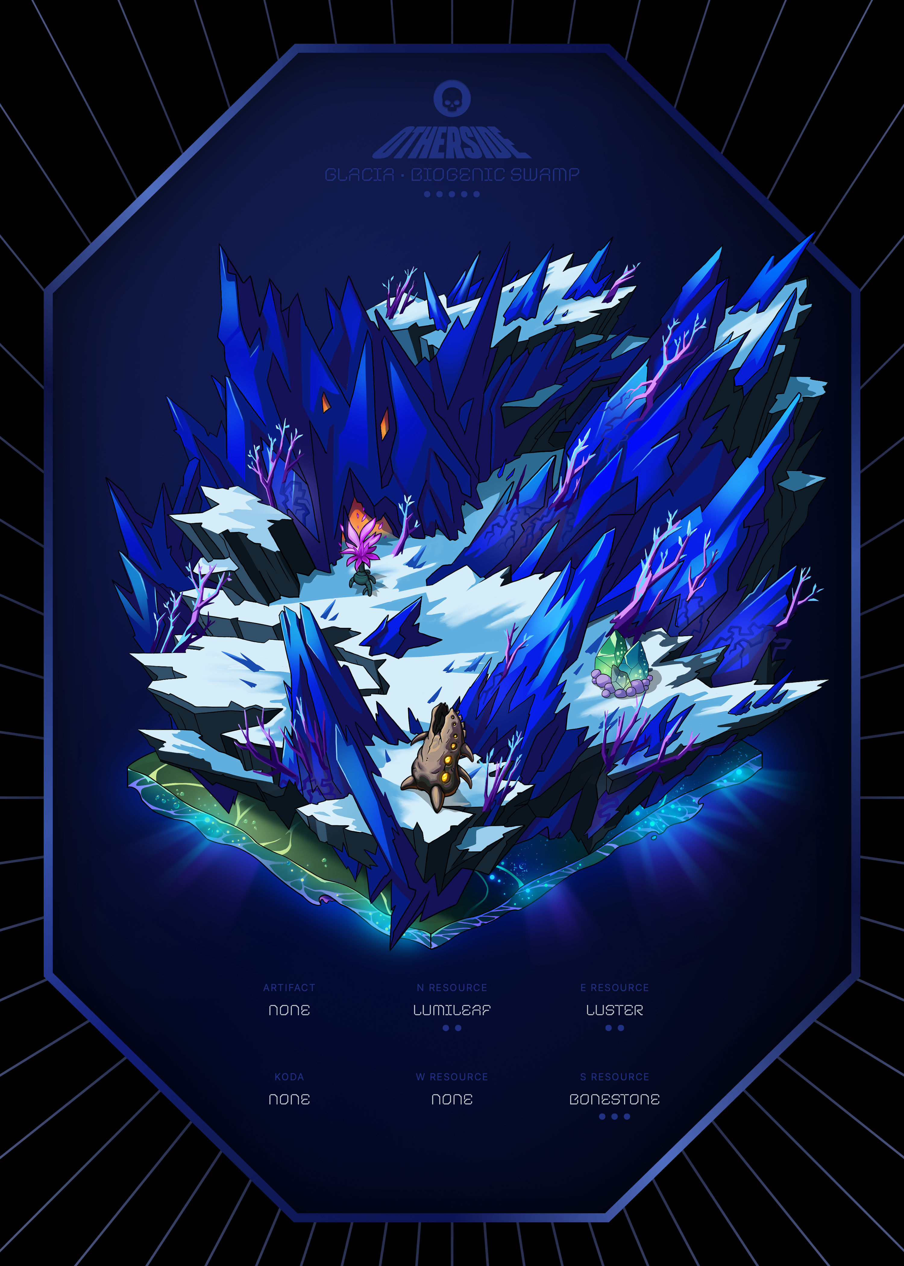 Otherdeed #9244 — Glacia