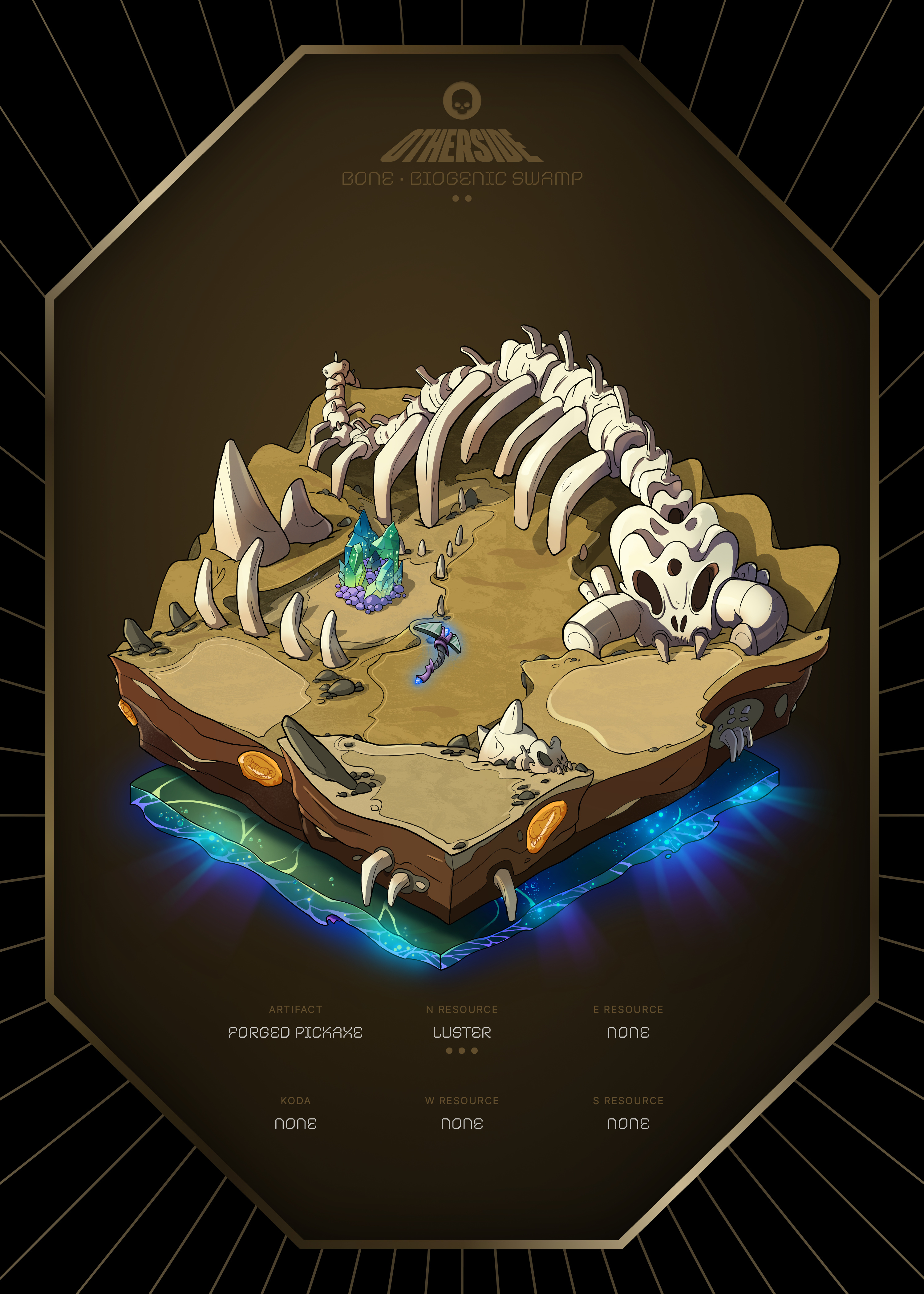 Otherdeed #8496 — Bone