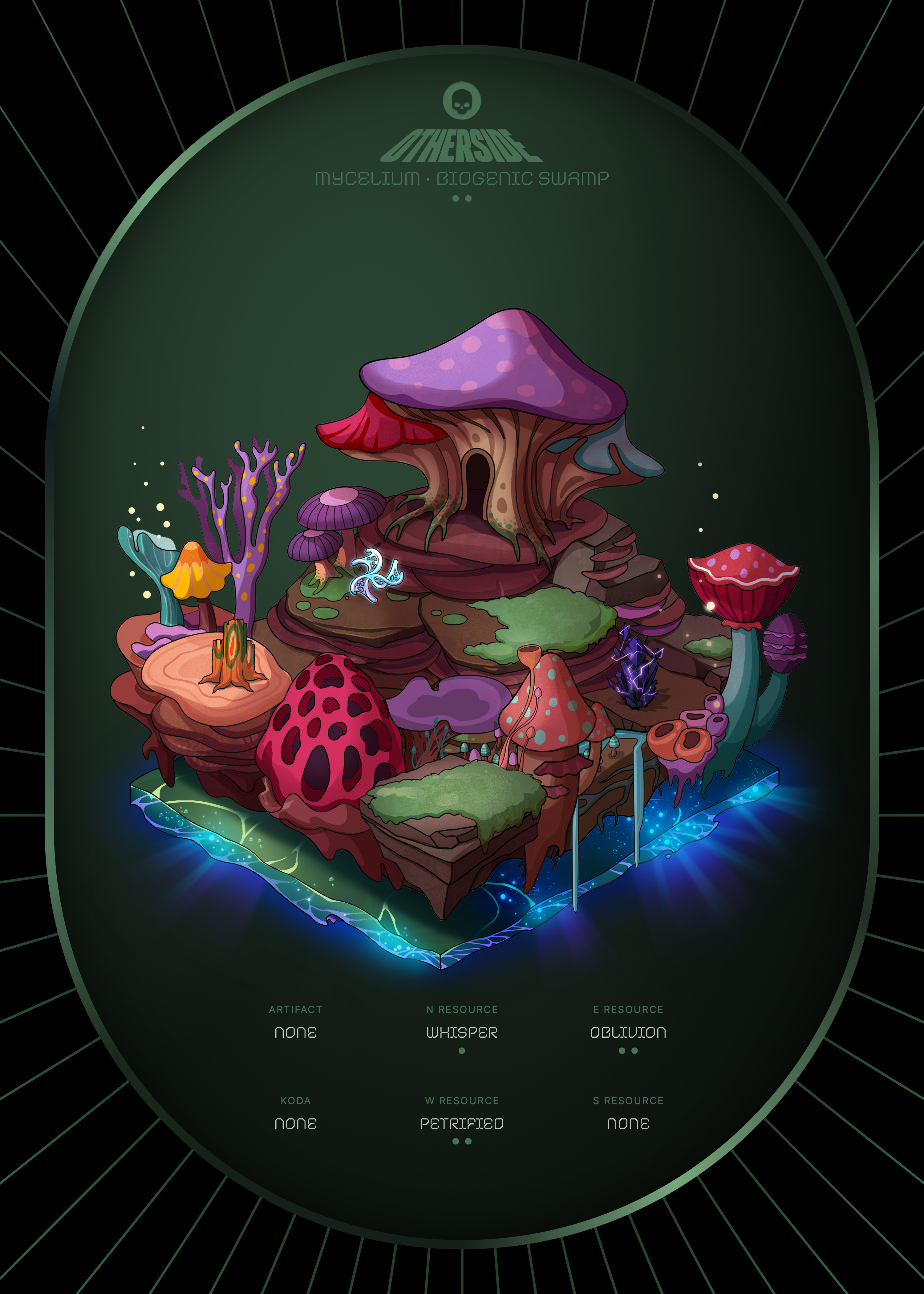 Otherdeed #9030 — Mycelium