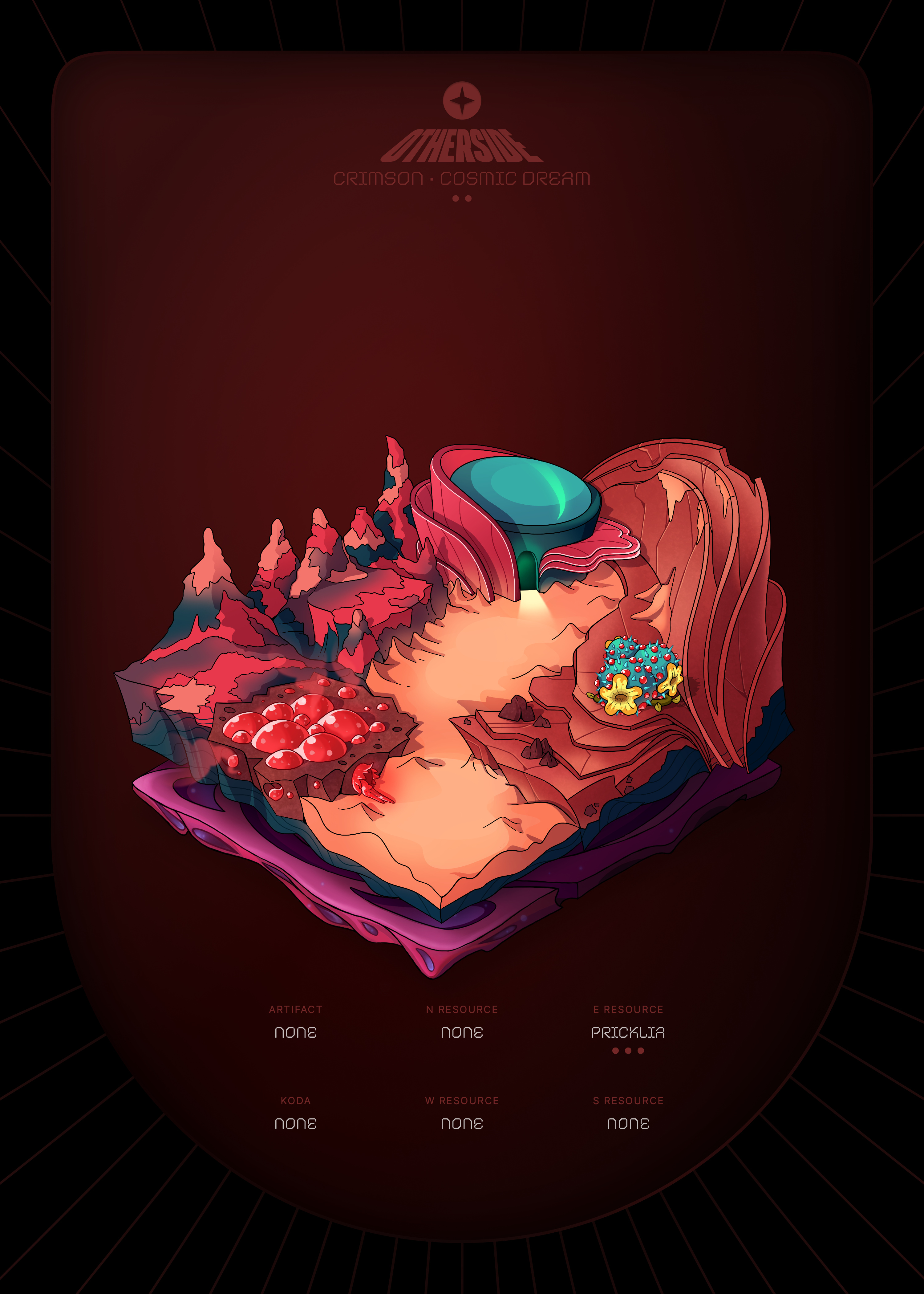 Otherdeed #92719 — Crimson