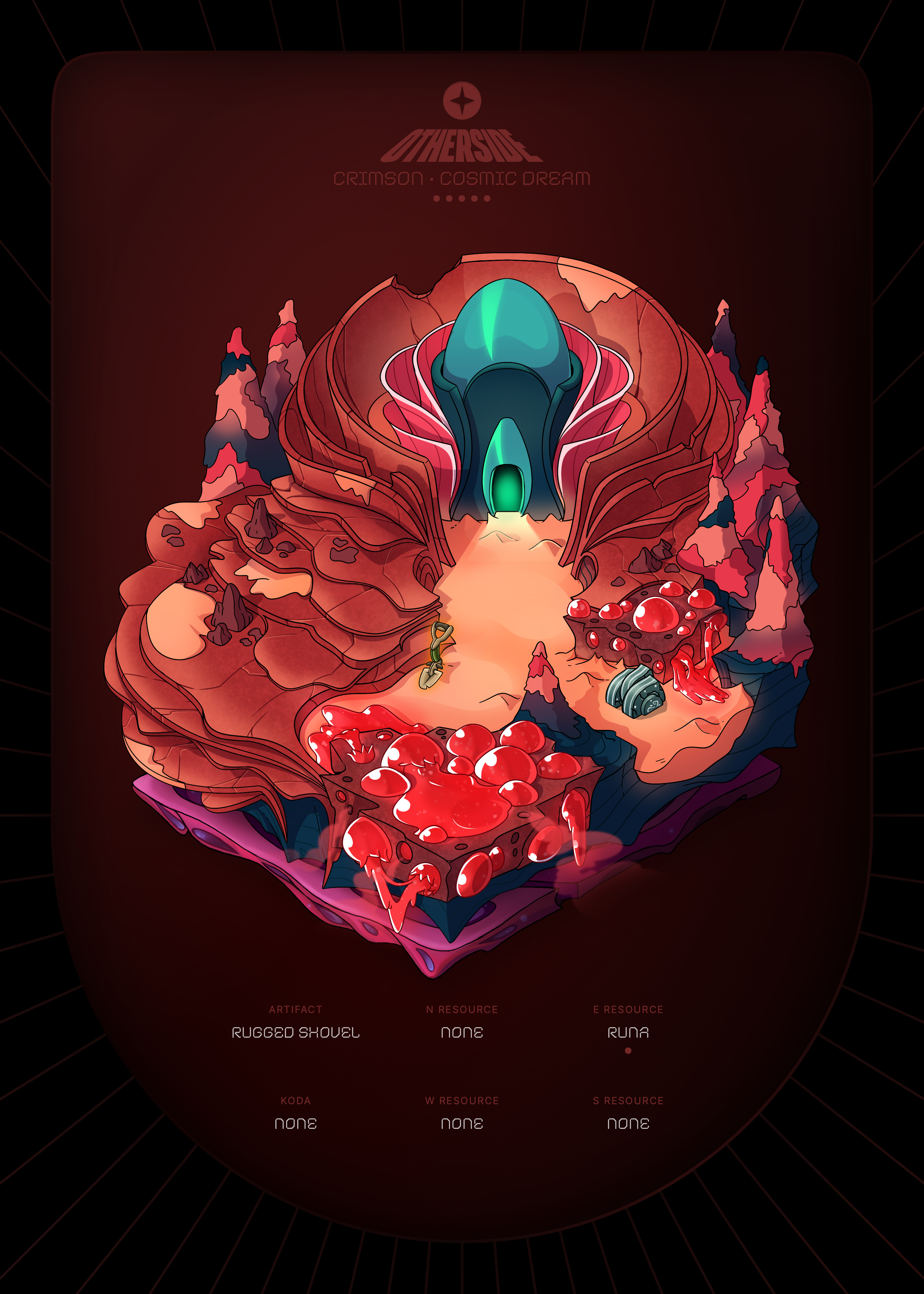 Otherdeed #31772 — Crimson