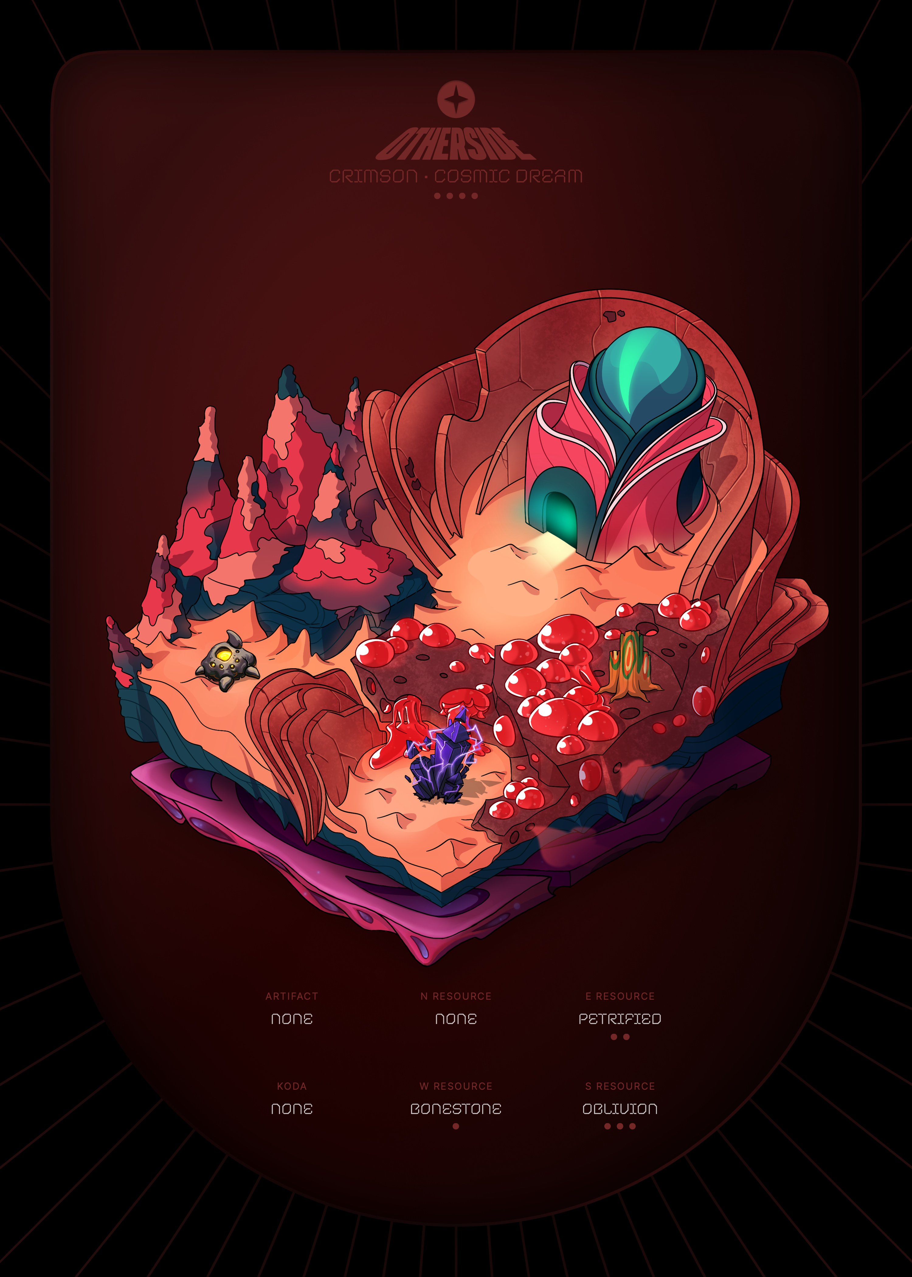 Otherdeed #92600 — Crimson