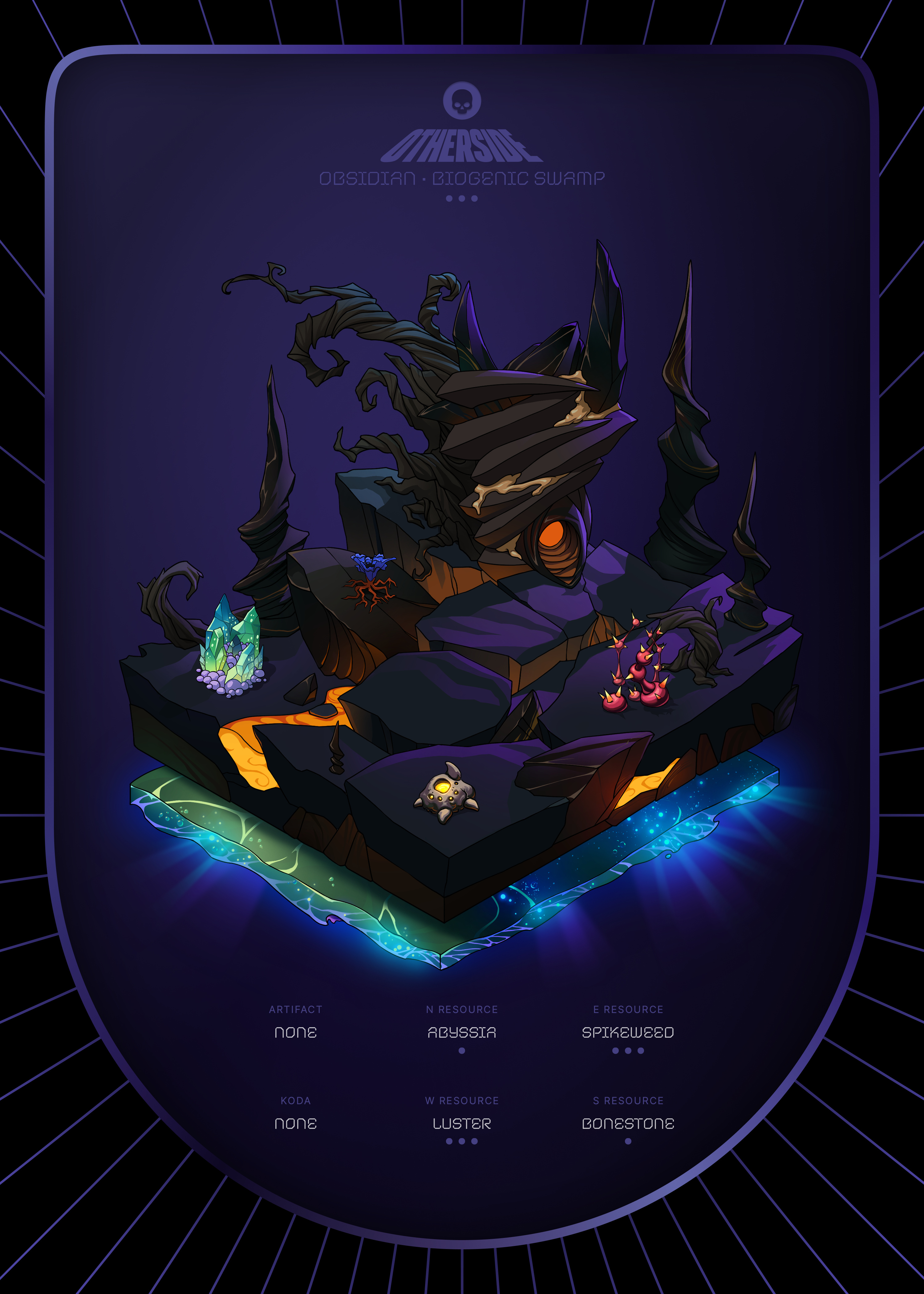 Otherdeed #3769 — Obsidian