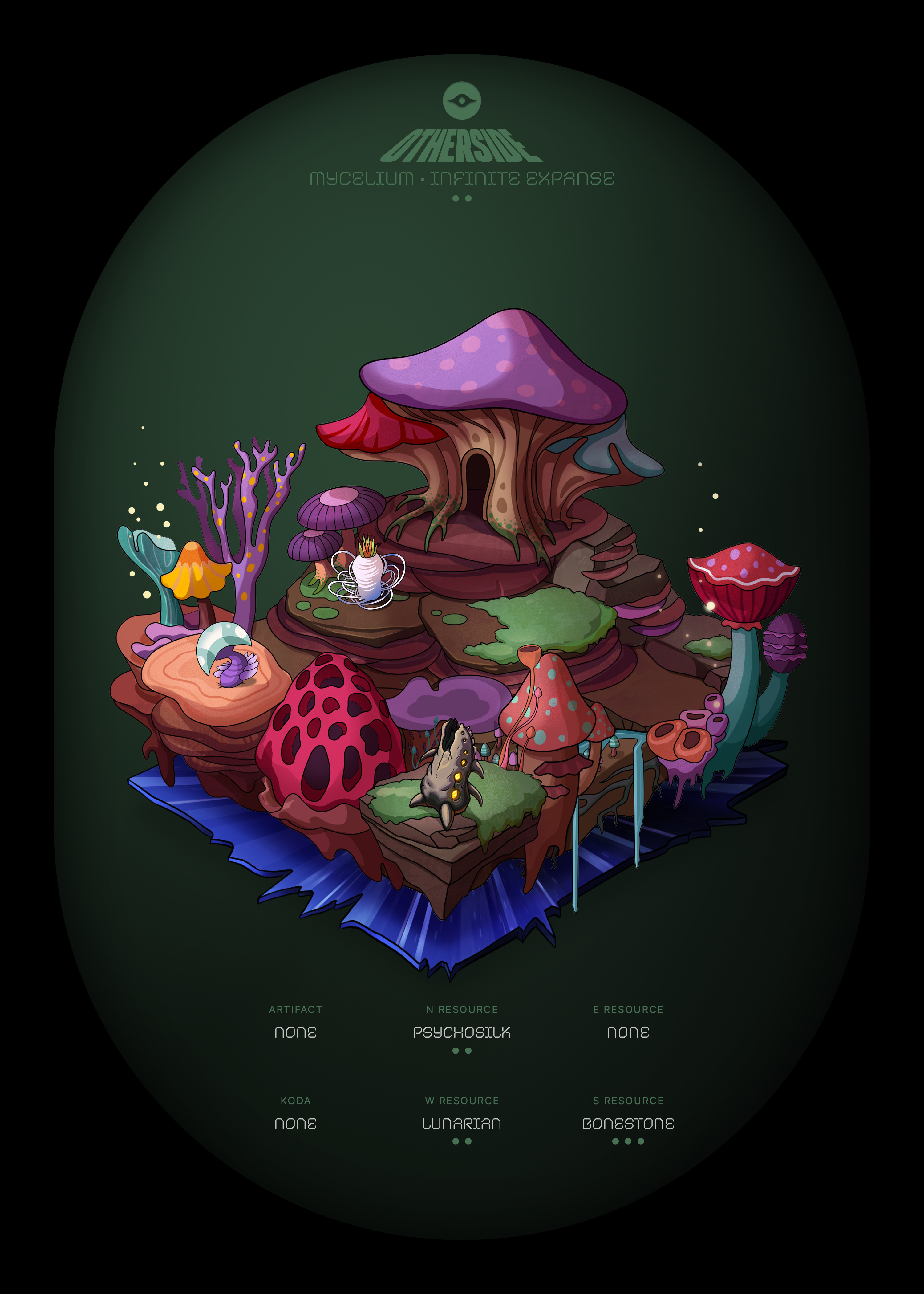 Otherdeed #64242 — Mycelium