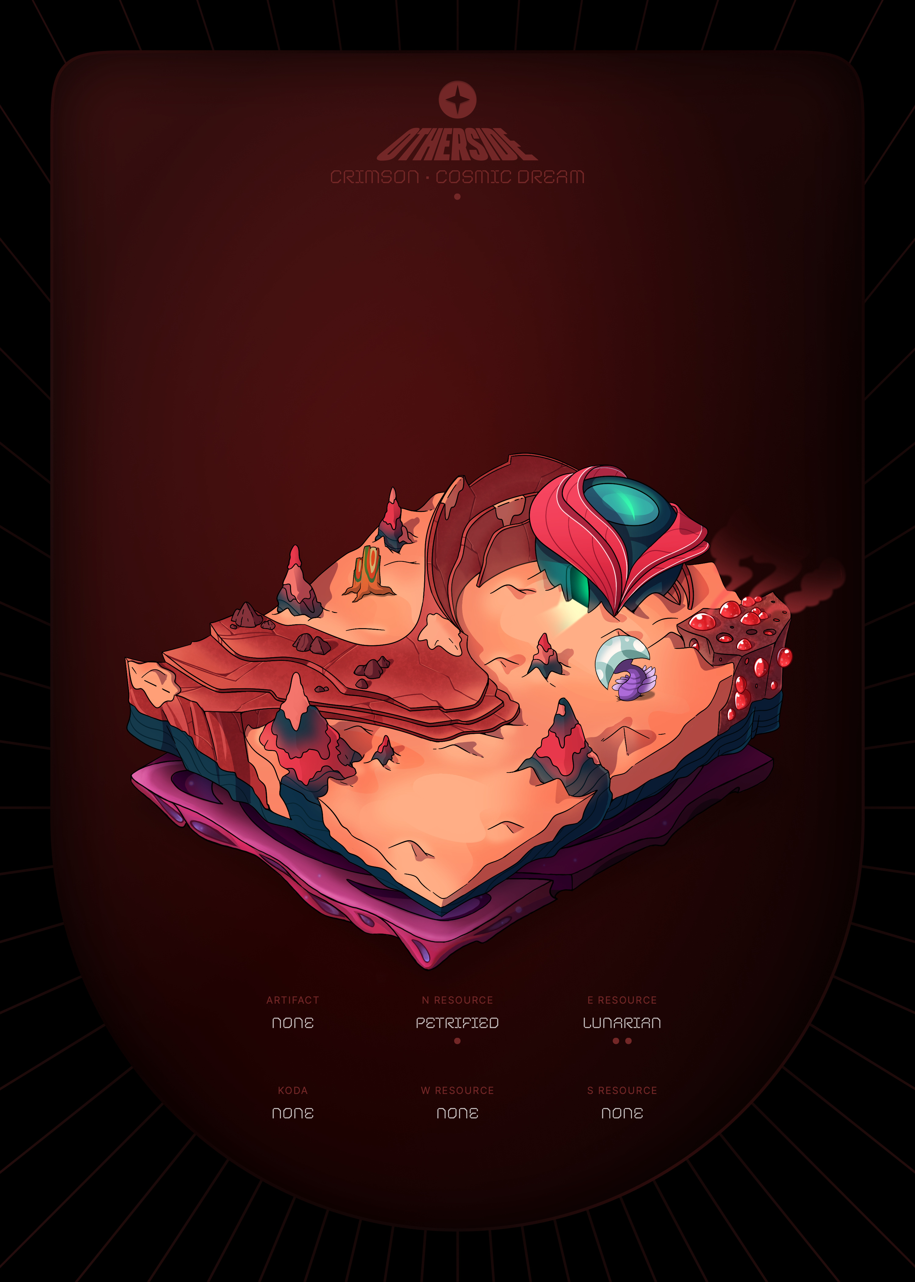Otherdeed #37210 — Crimson