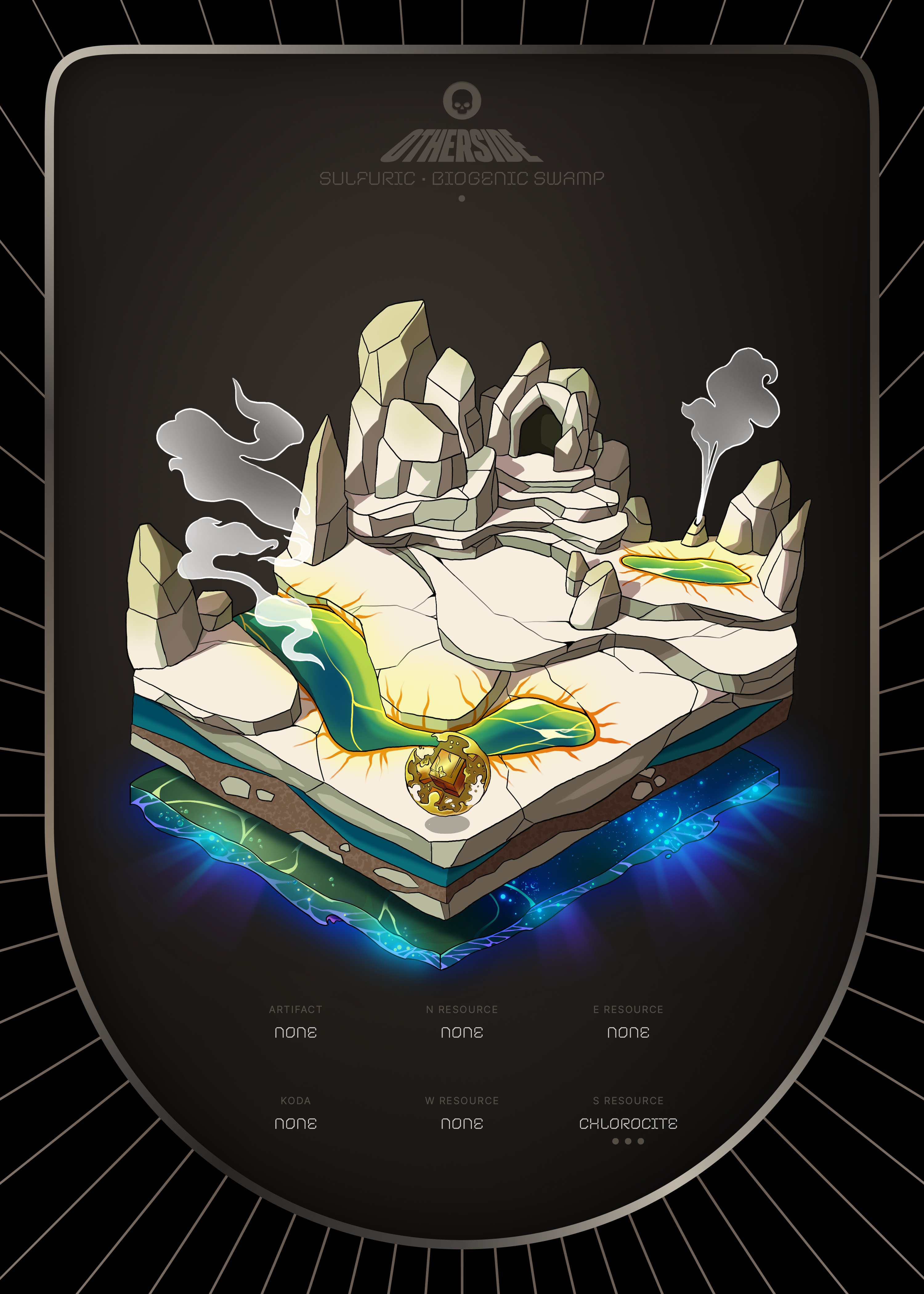 Otherdeed #5638 — Sulfuric