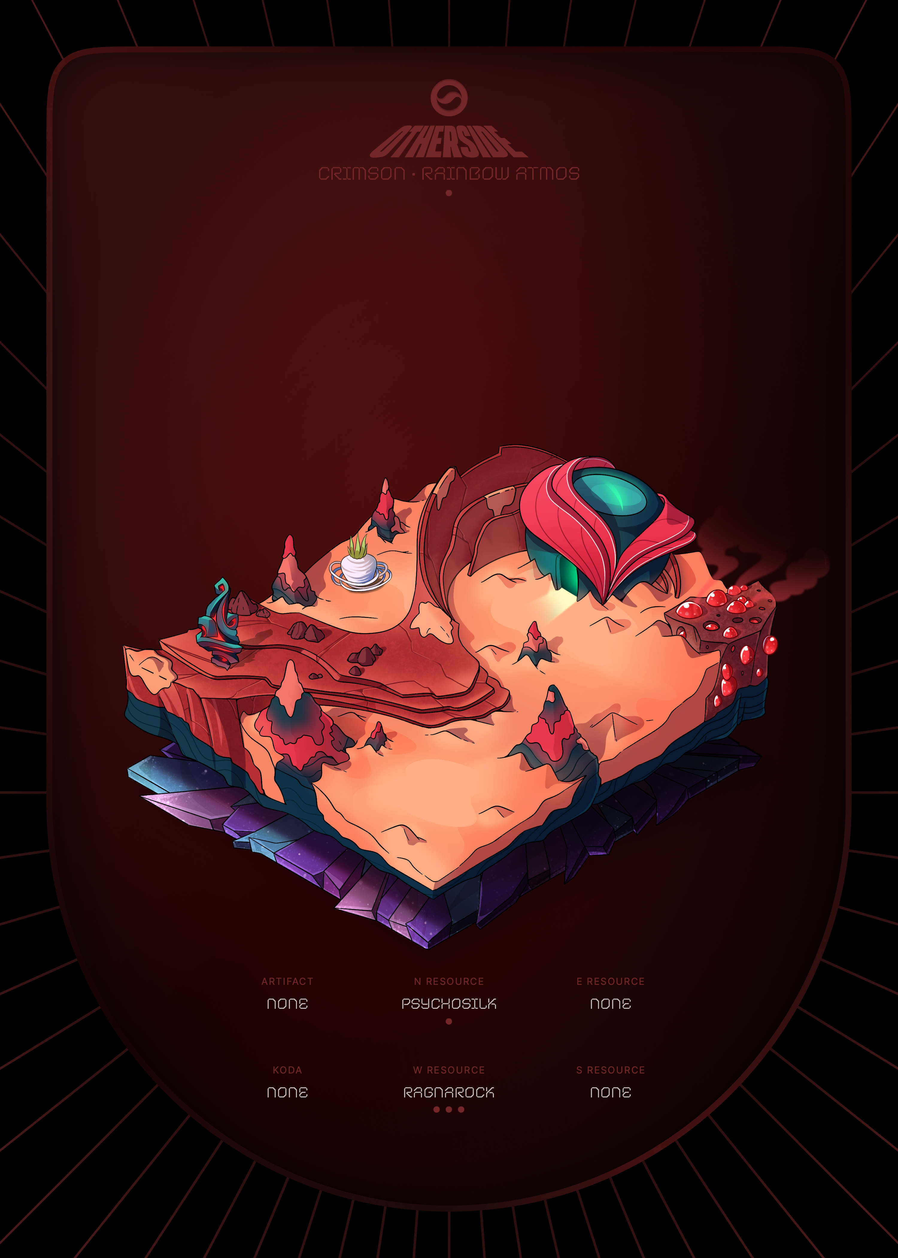 Otherdeed #81467 — Crimson