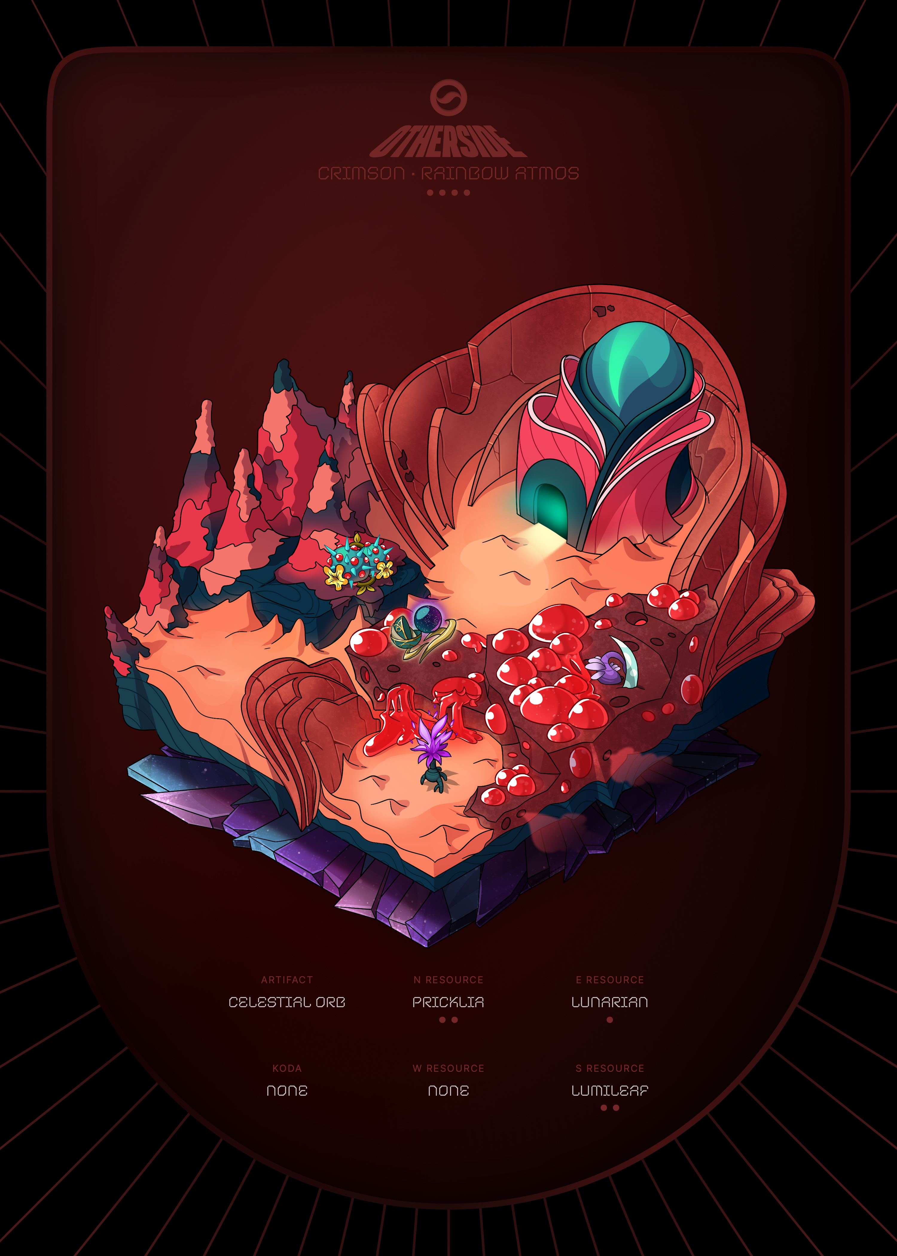 Otherdeed #70749 — Crimson