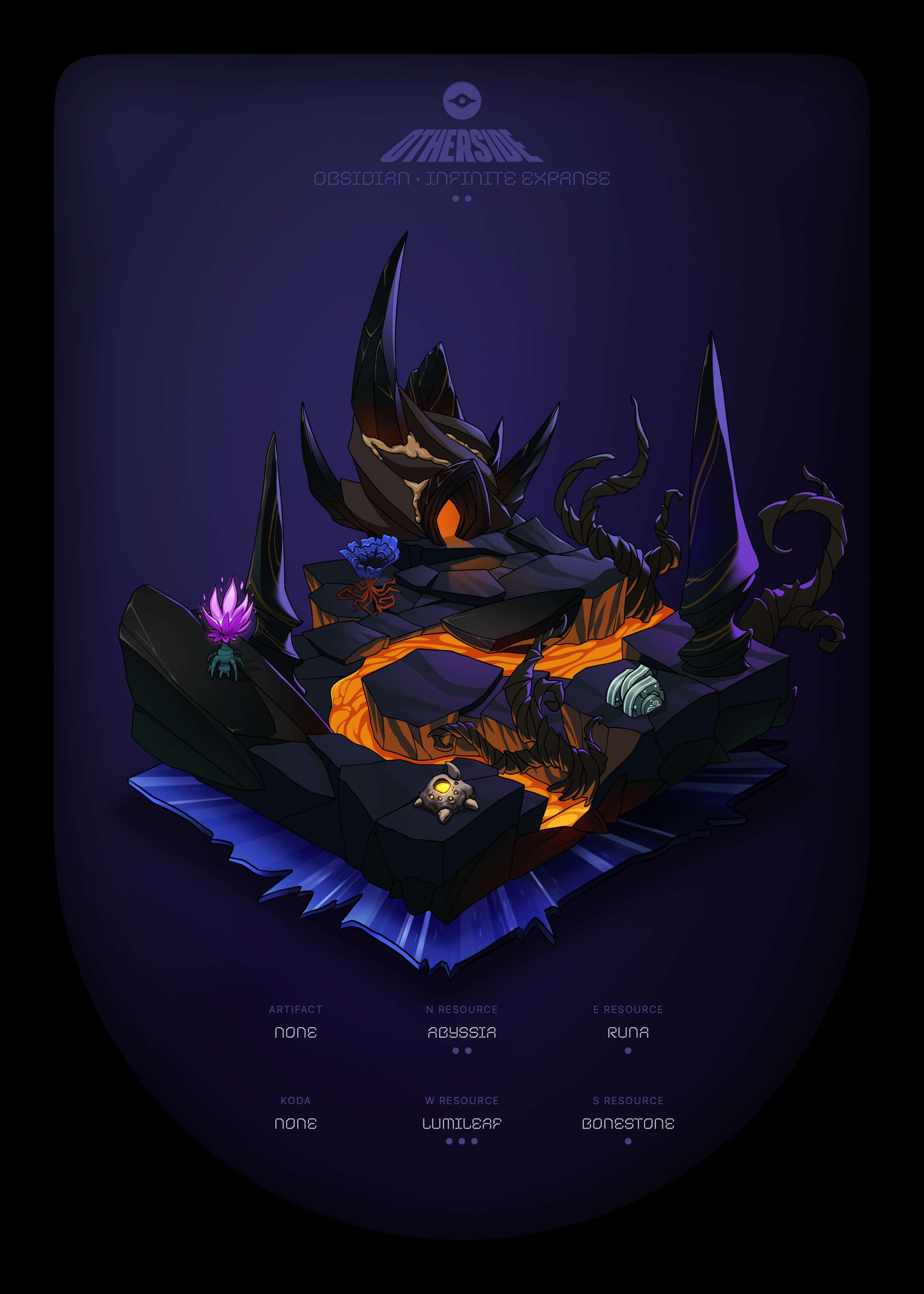 Otherdeed #54092 — Obsidian