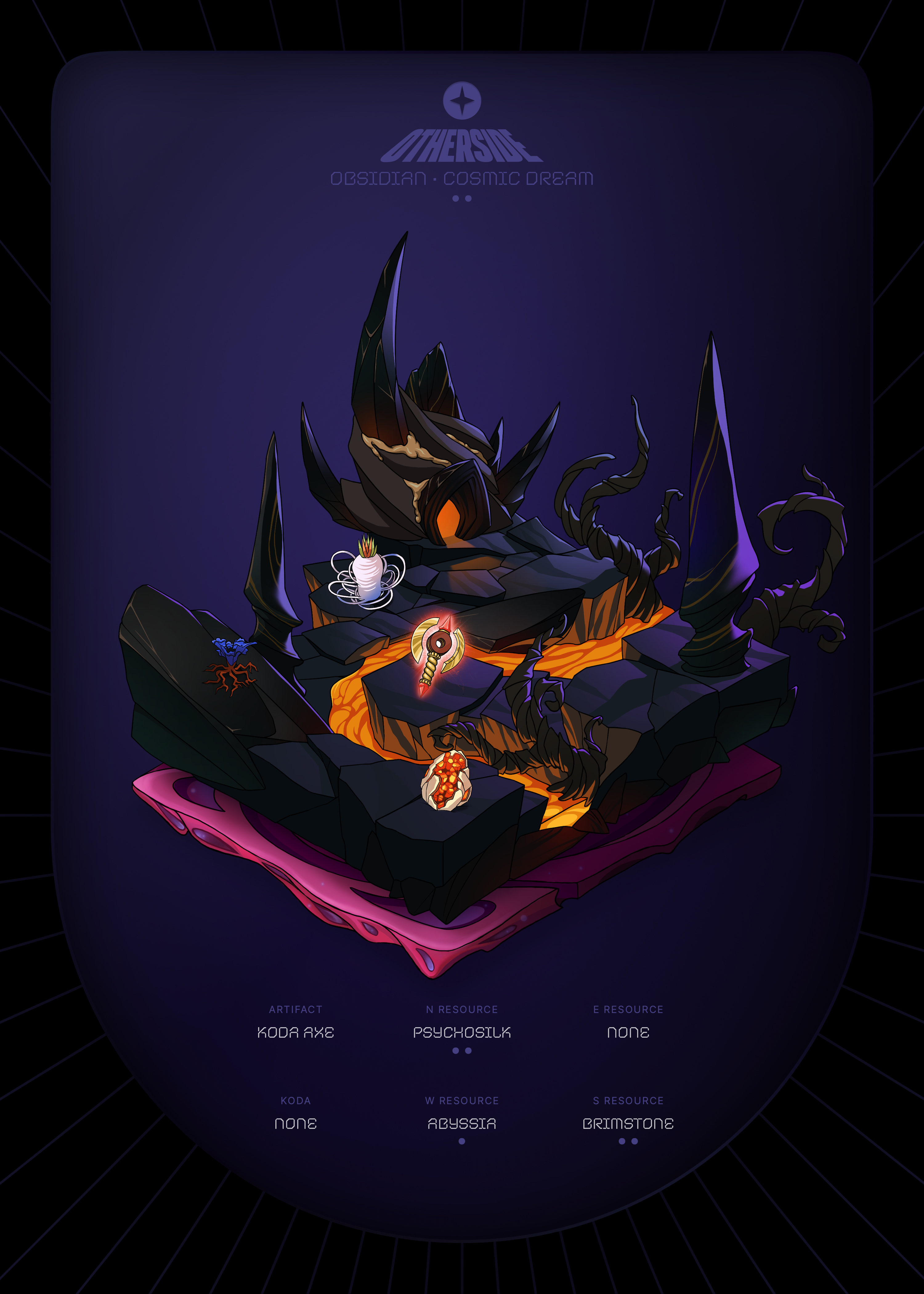 Otherdeed #36987 — Obsidian