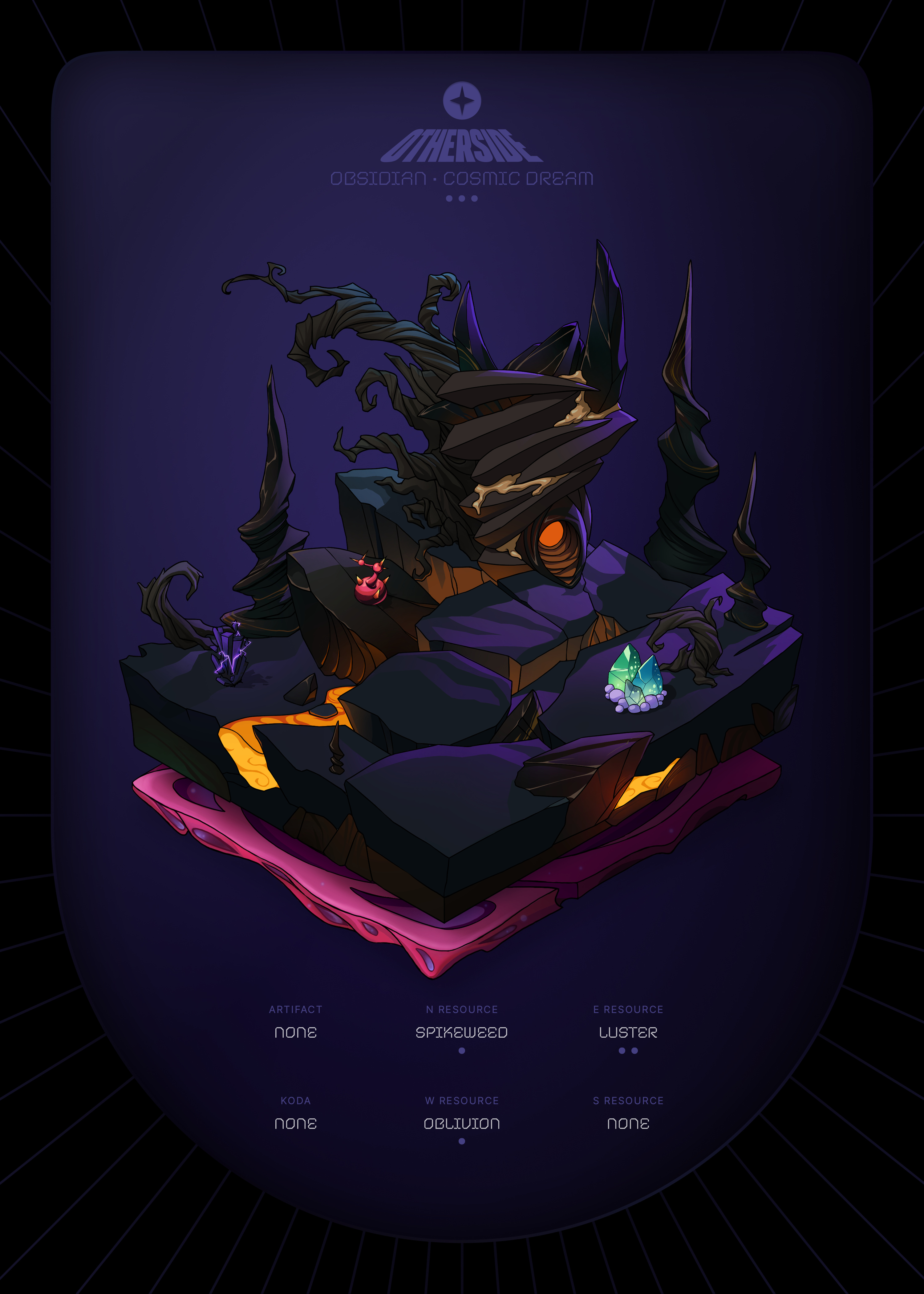 Otherdeed #37580 — Obsidian