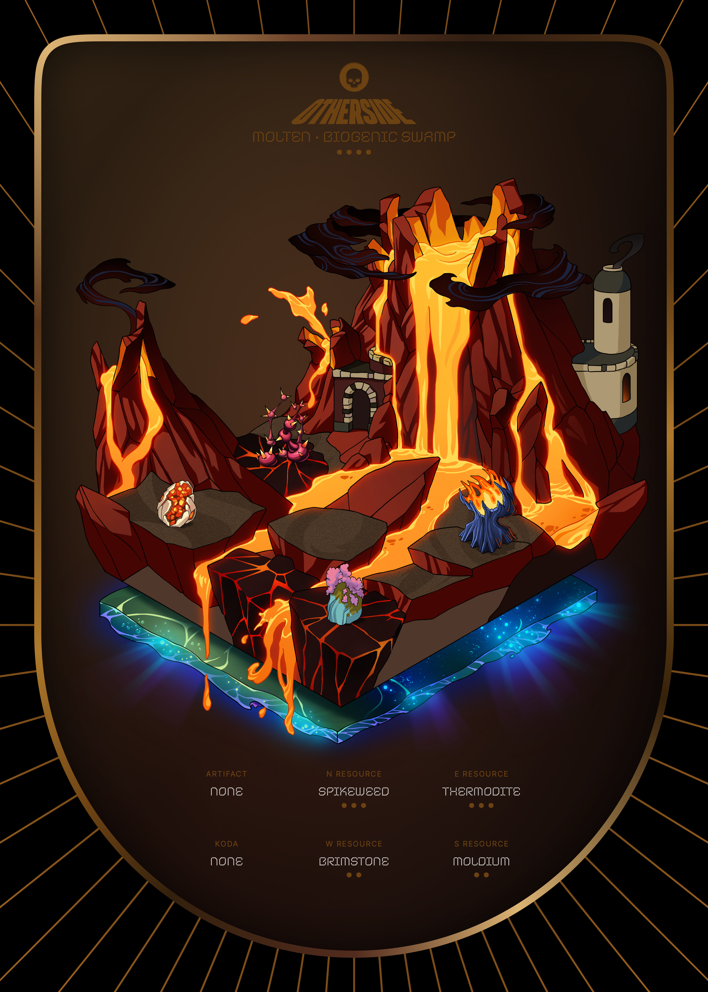 Otherdeed #915 — Molten